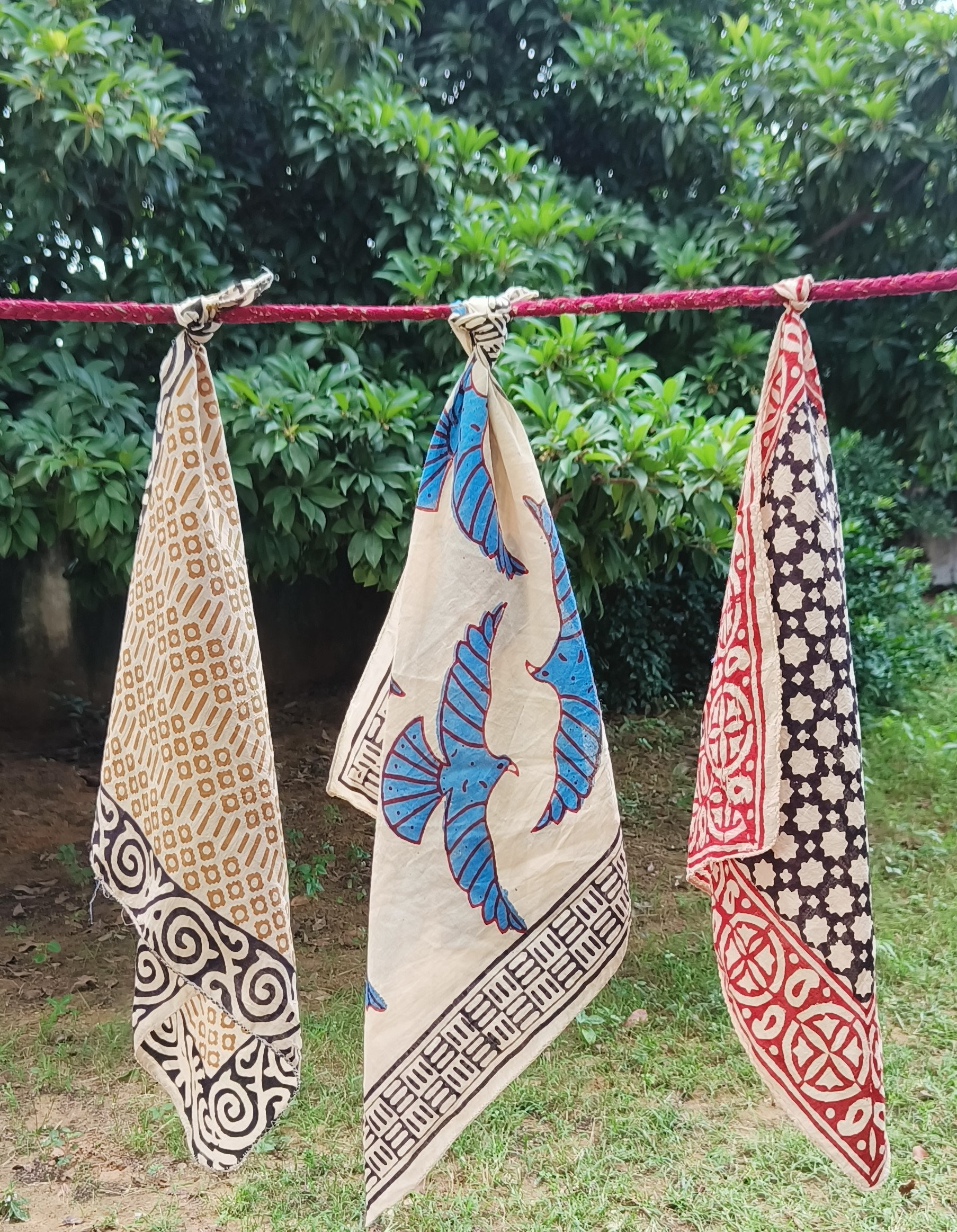 Handcrafted Printed Cotton Scarves