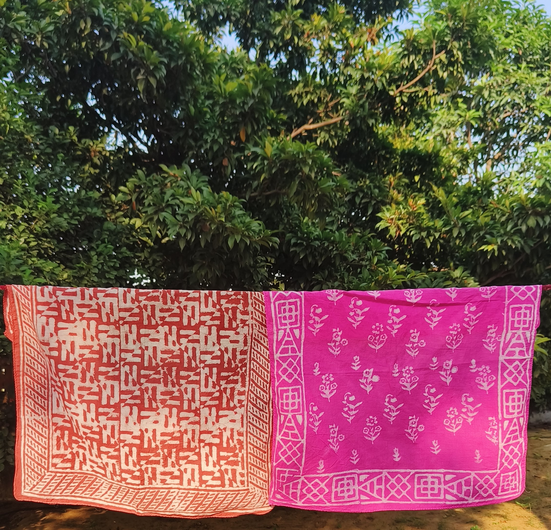 Handcrafted Block Print Cotton Saree