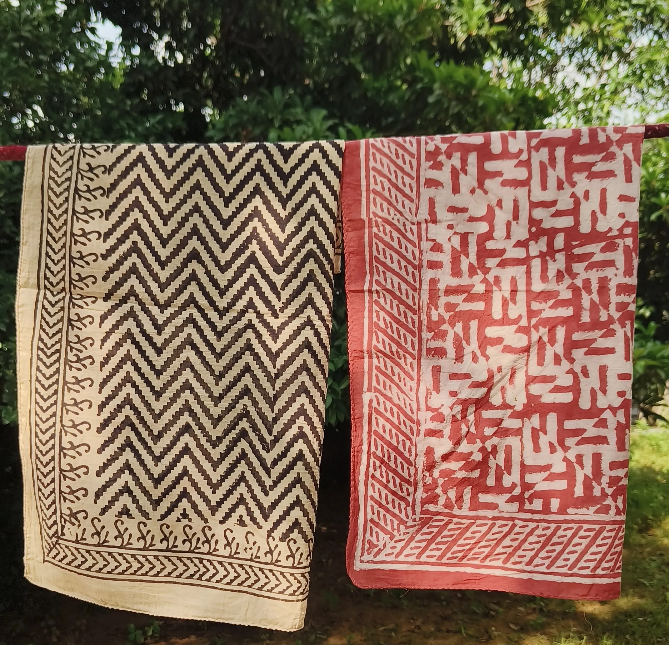Handcrafted Patterned Bandanas