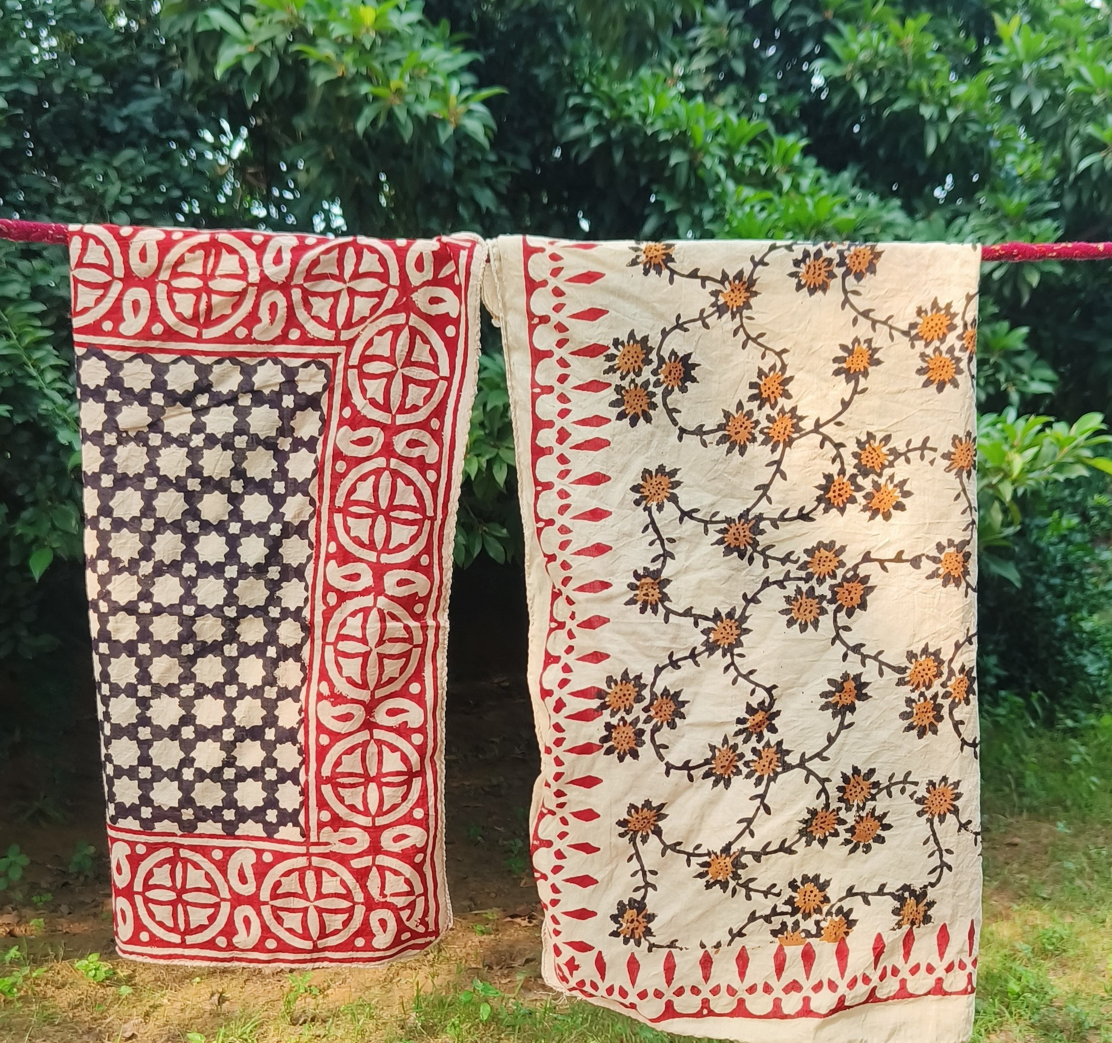 Handcrafted Block Print Cotton Dupattas