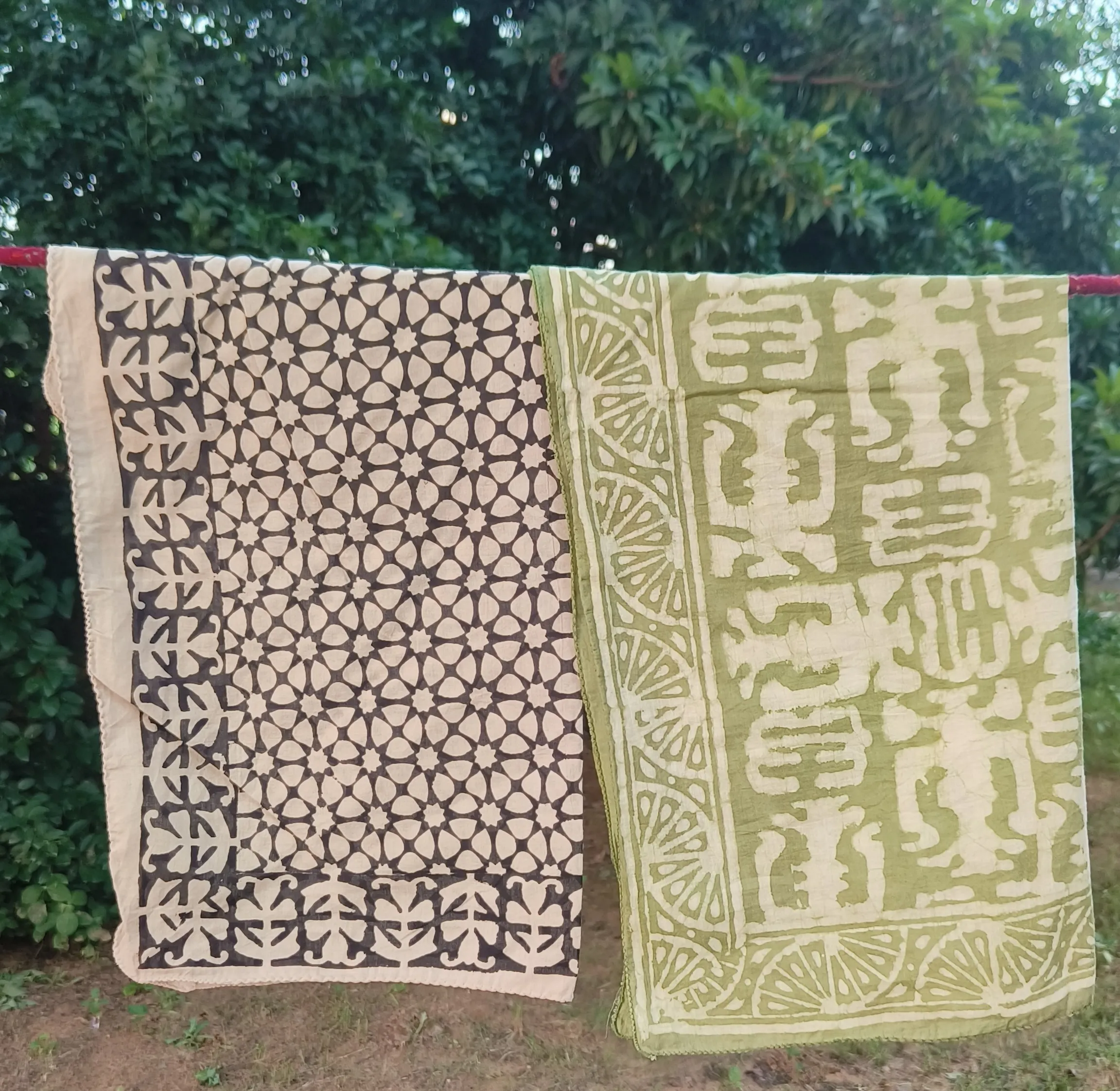 Handcrafted Block Printed Scarves