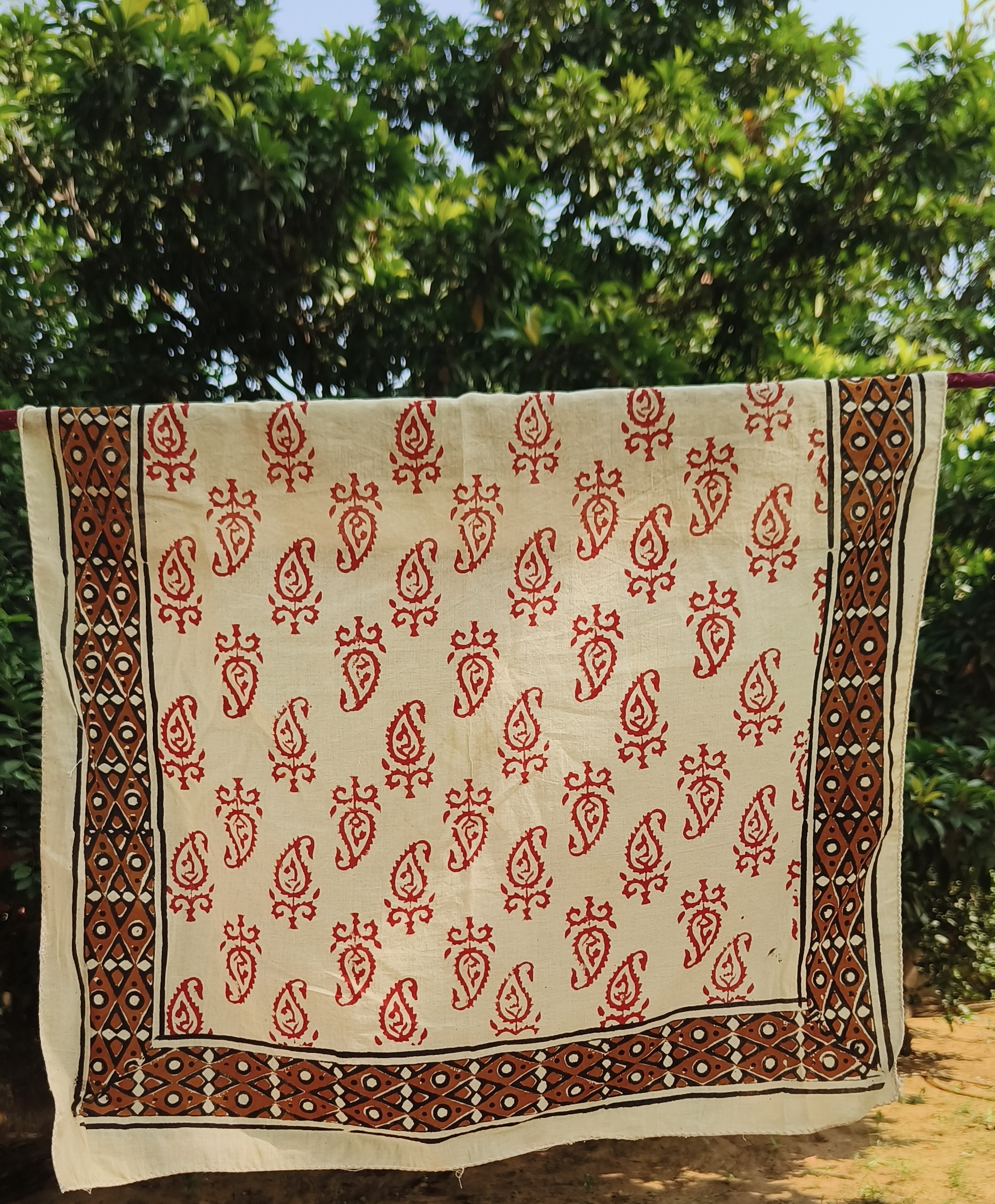 Handcrafted Block Print Cotton Sheet