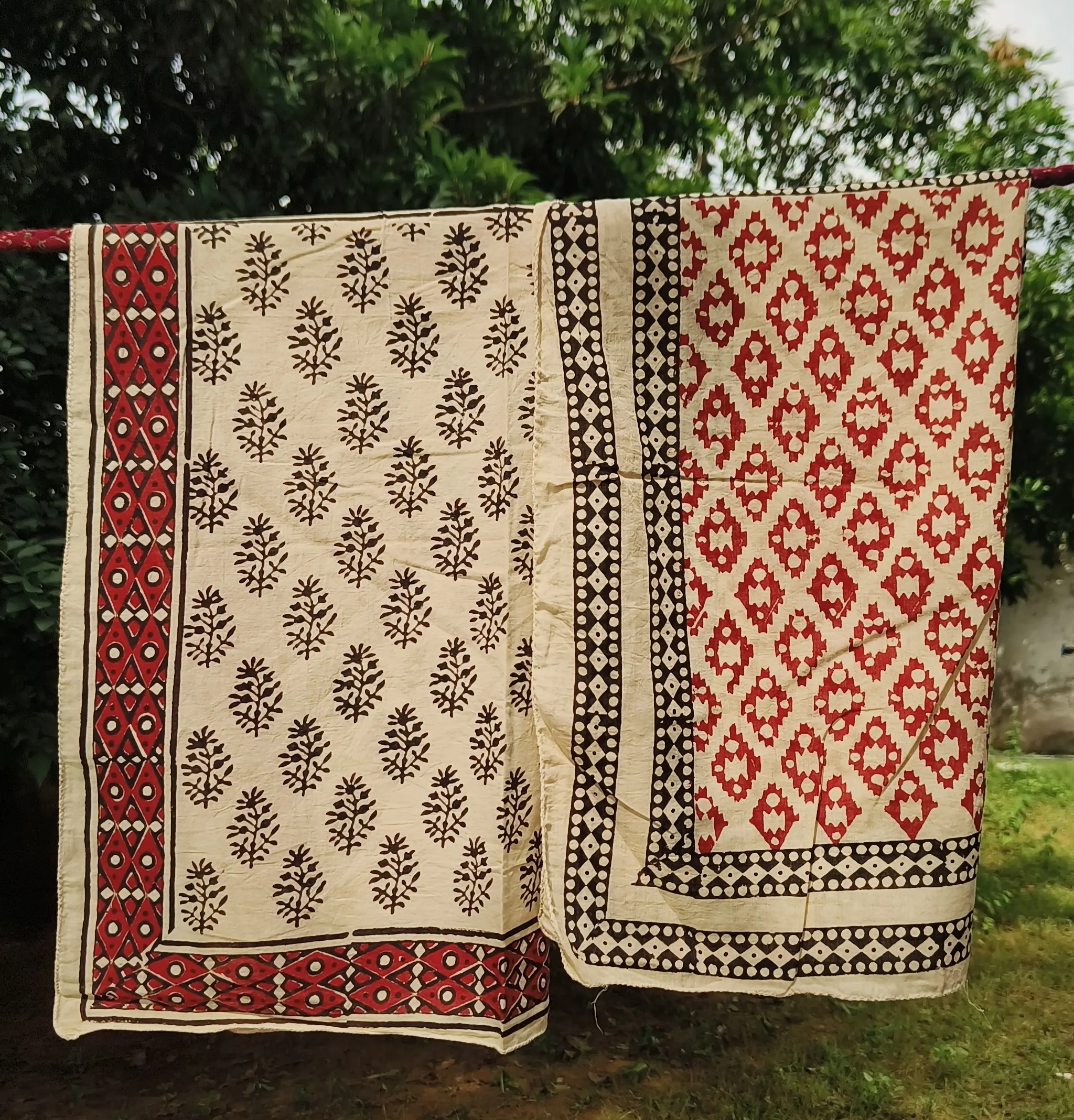 Handcrafted Block Print Cotton Dupattas