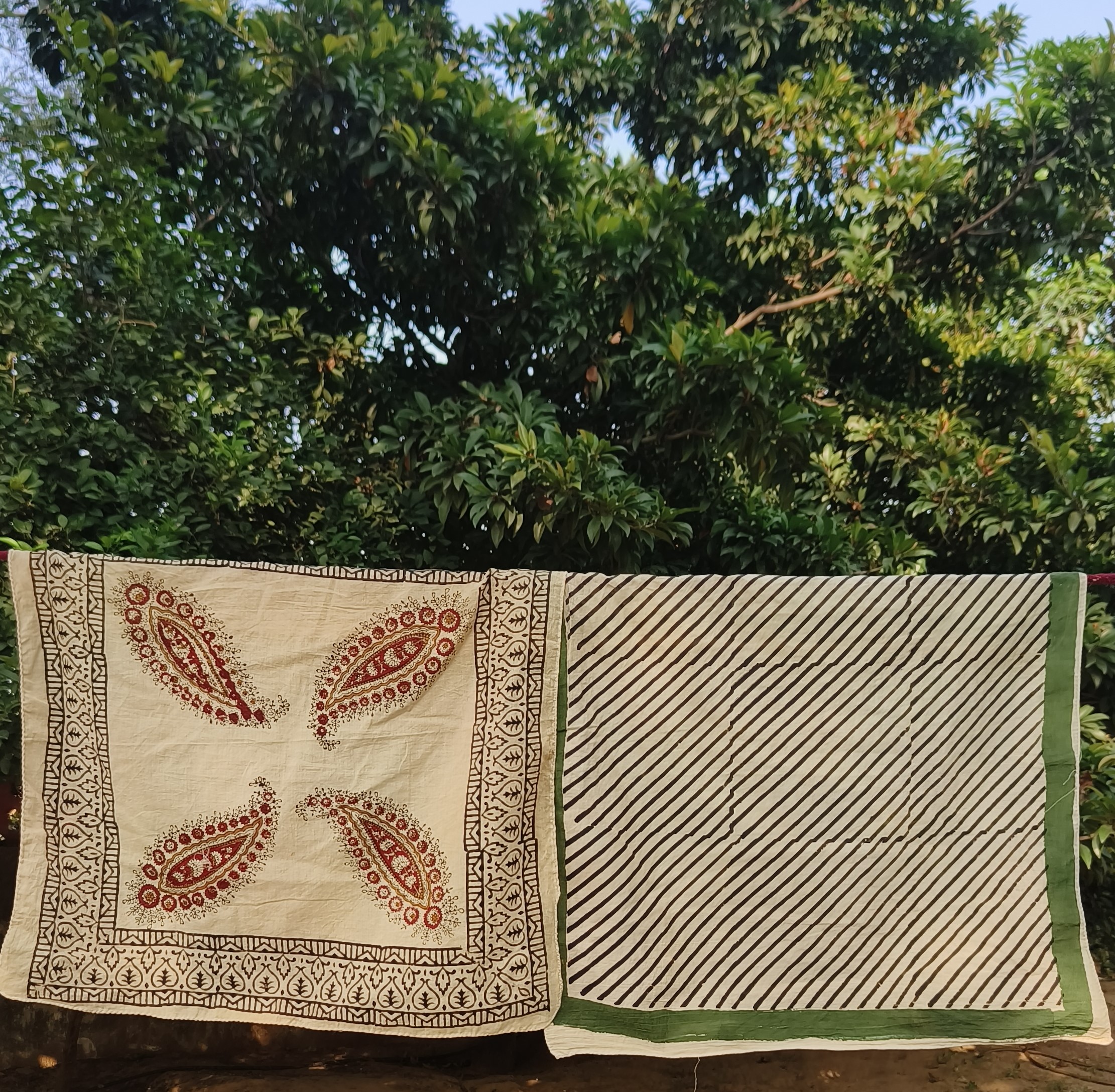 Handcrafted Block Print Cotton Throw