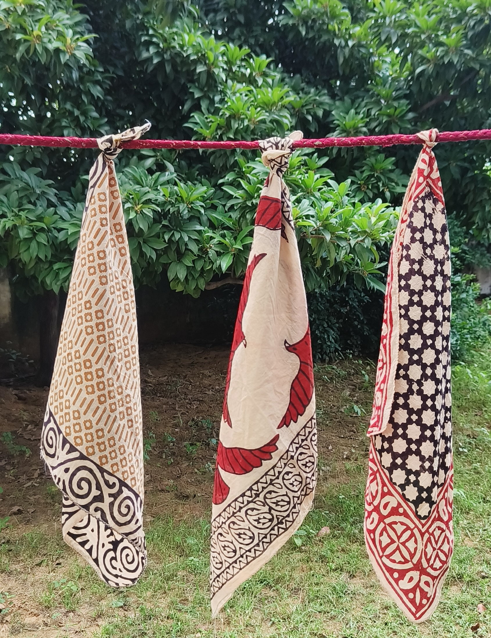 Handcrafted Patterned Scarves