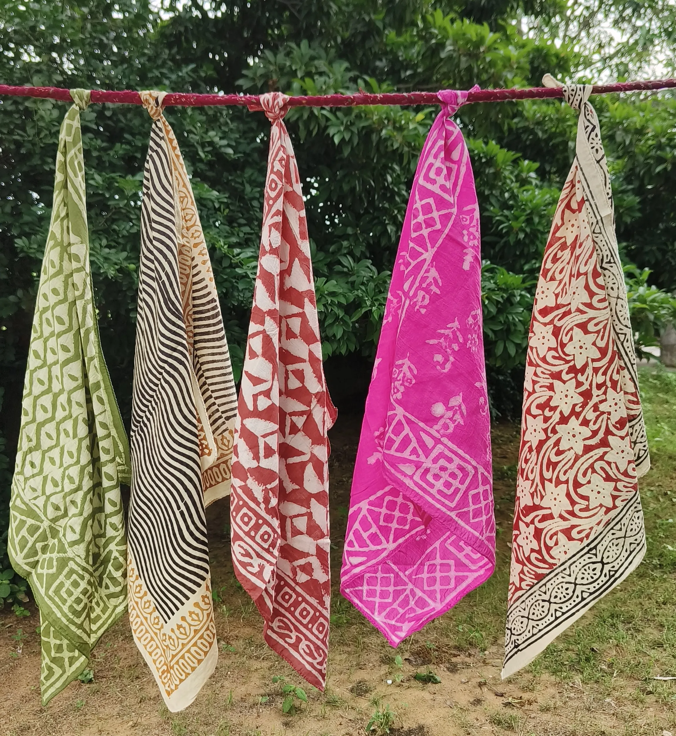 Handcrafted Cotton Bandanas
