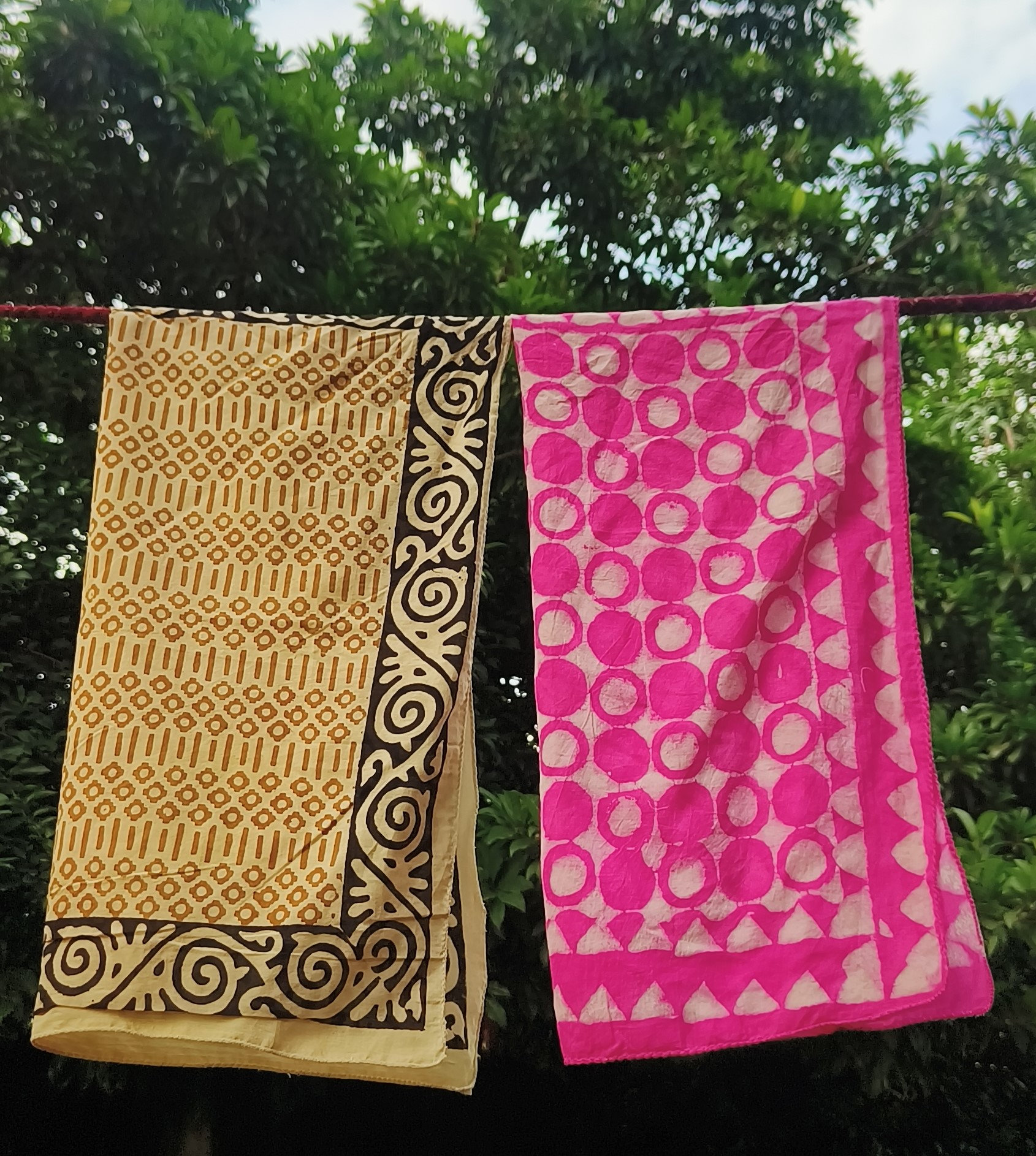 Handcrafted Block Print Scarves
