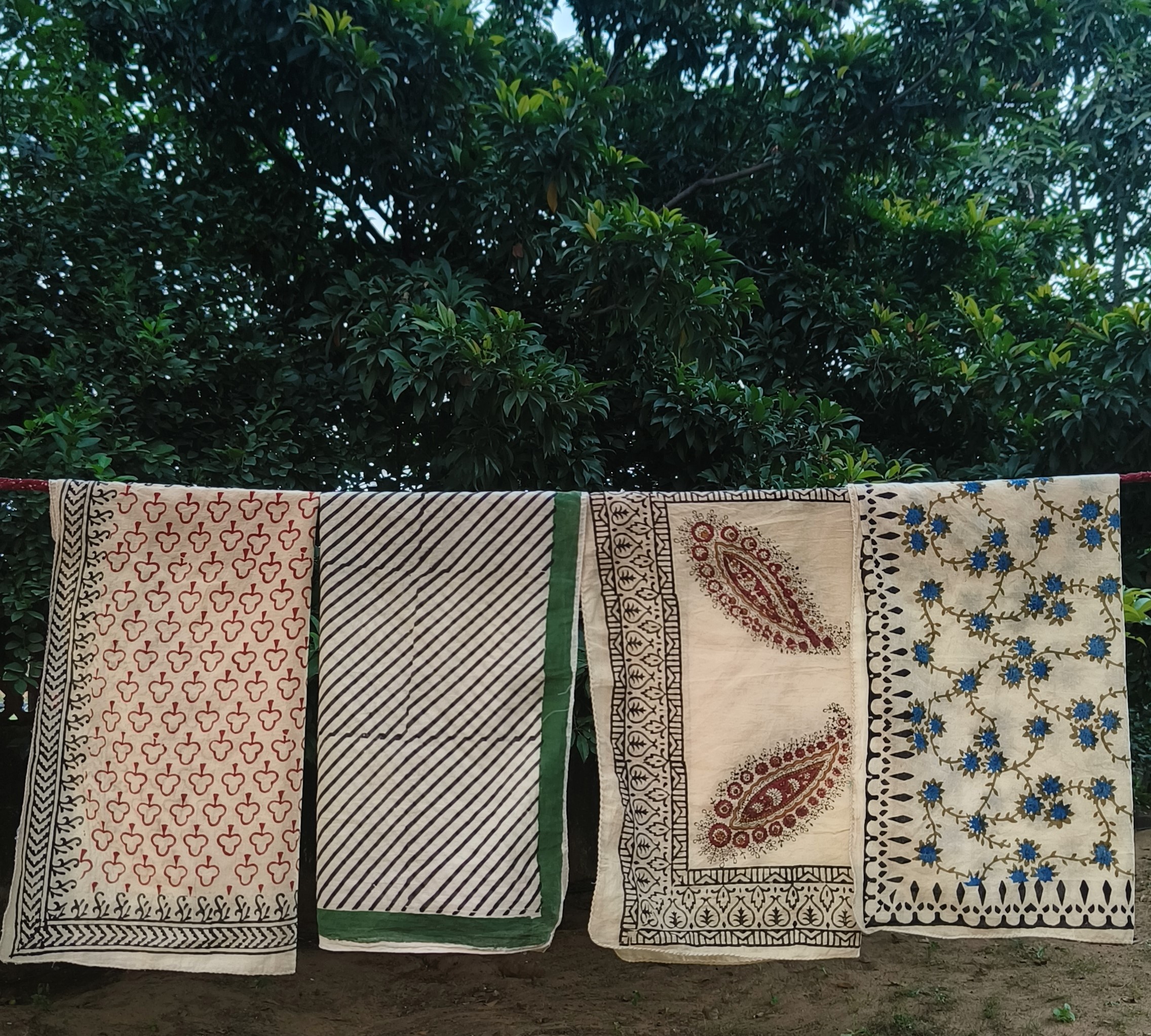 Handcrafted Block Print Cotton Throw