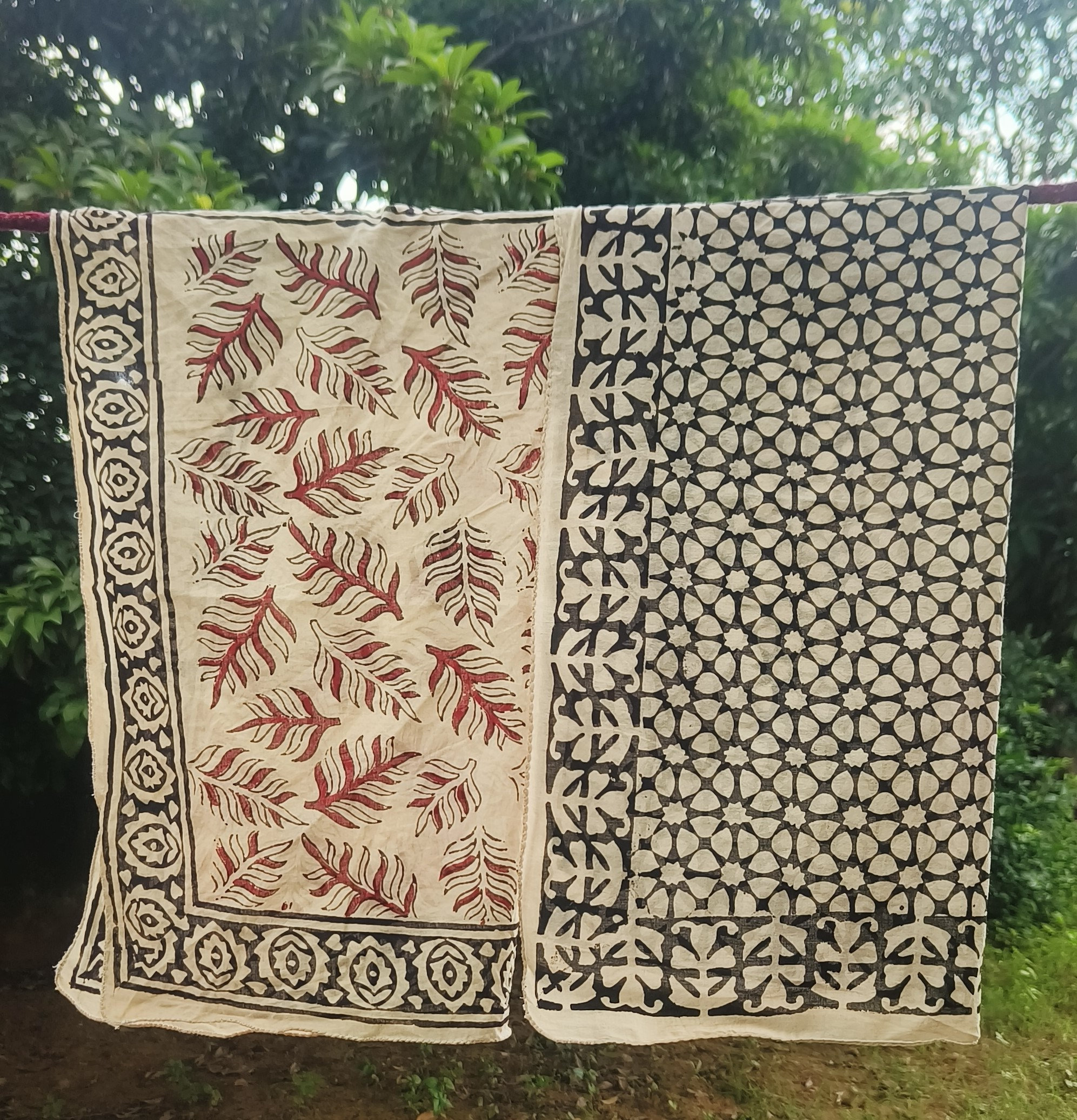 Handcrafted Block Print Cotton Scarves