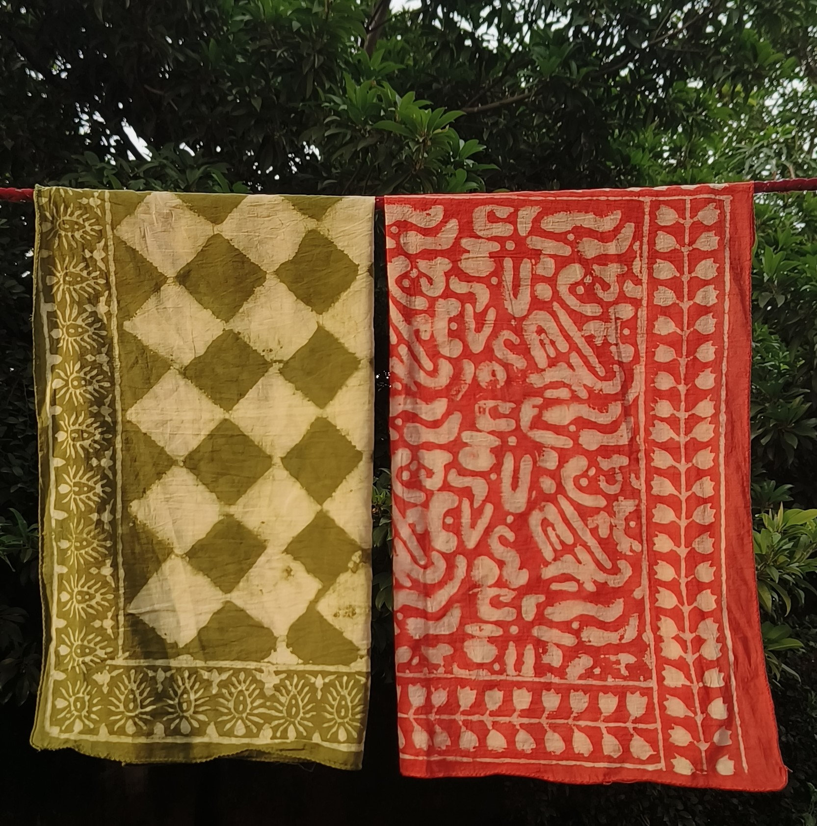 Handcrafted Bandhani Cotton Scarves