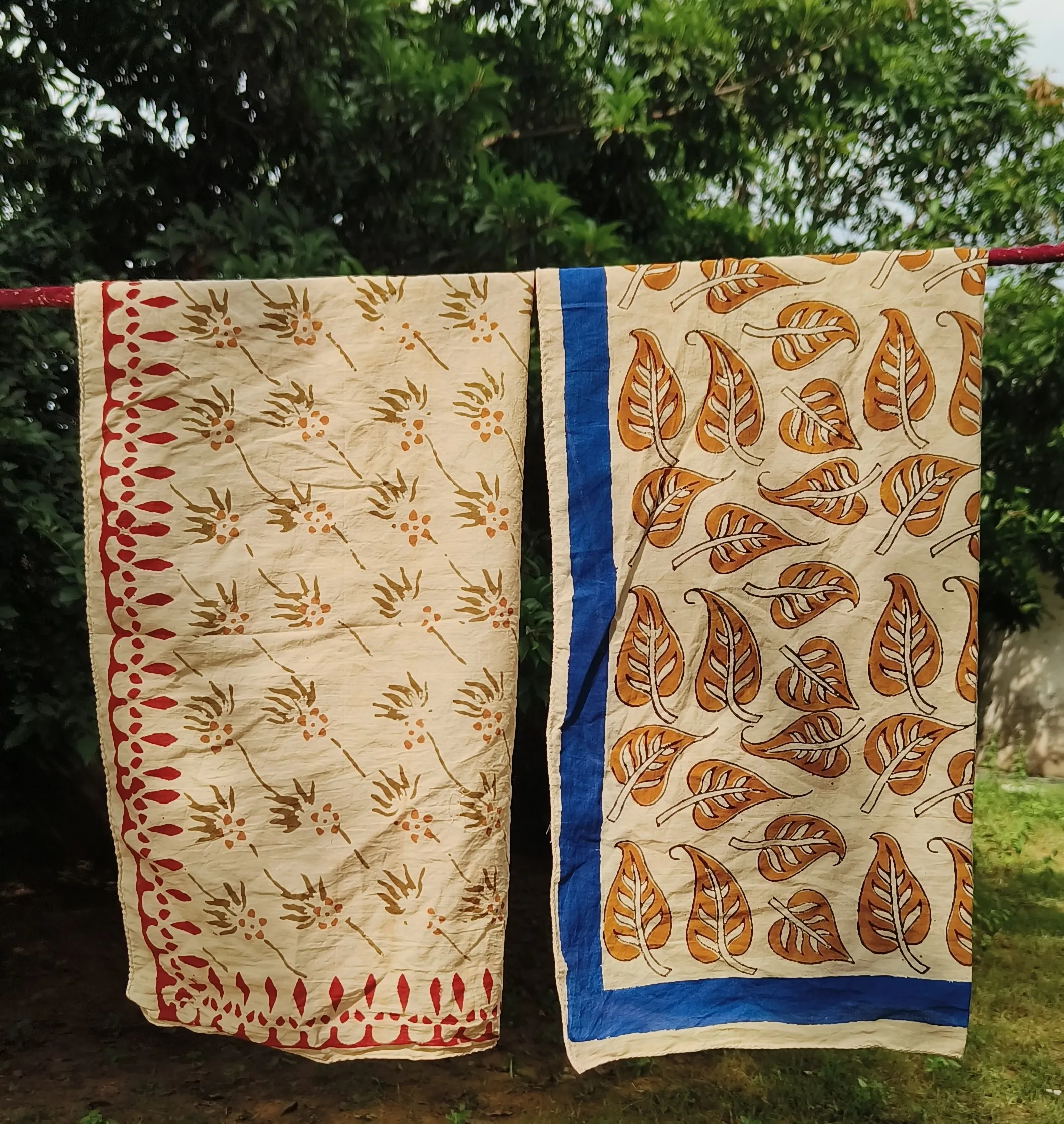 Handcrafted Block Print Cotton Scarves