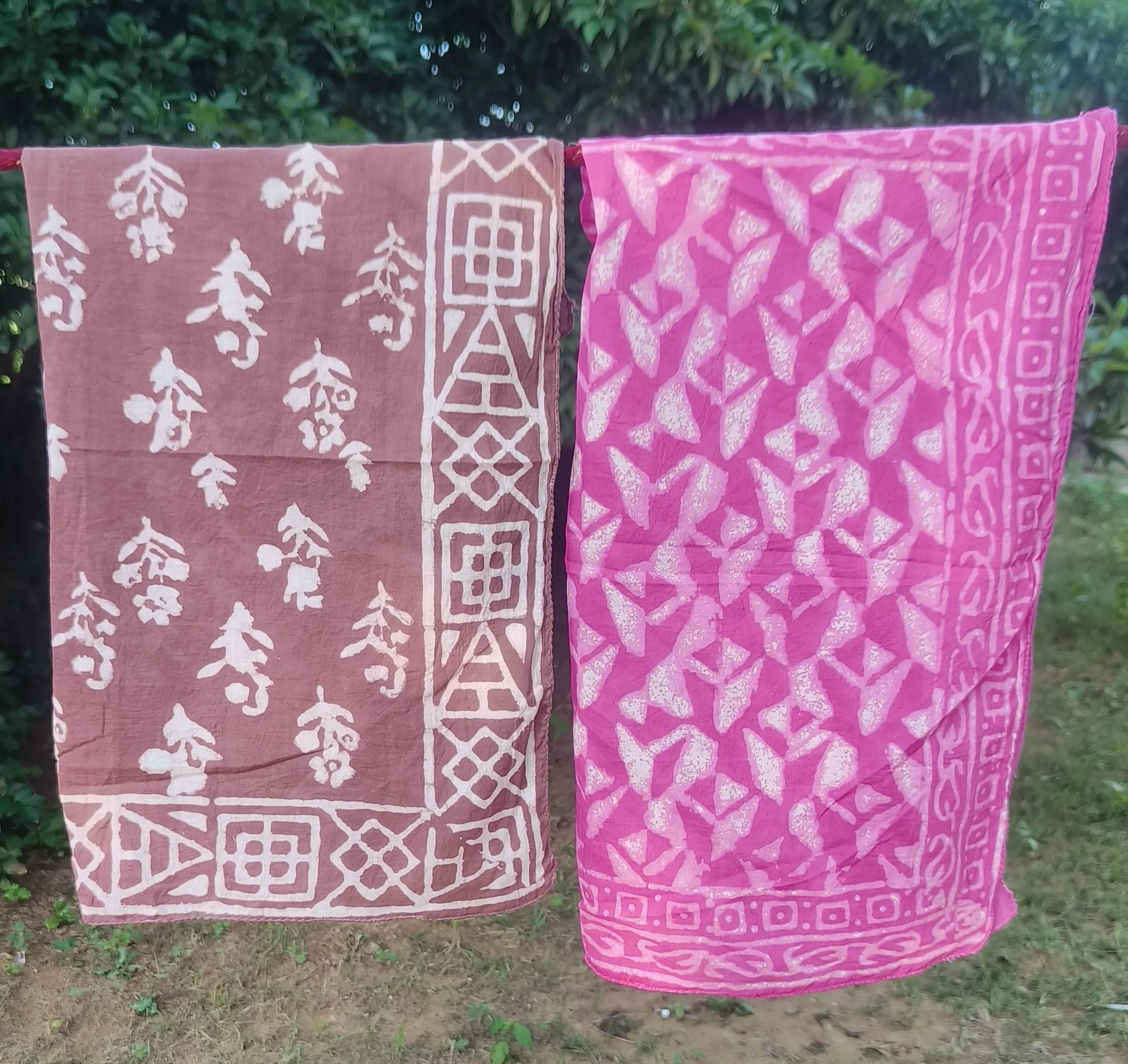 Handmade Patterned Scarves