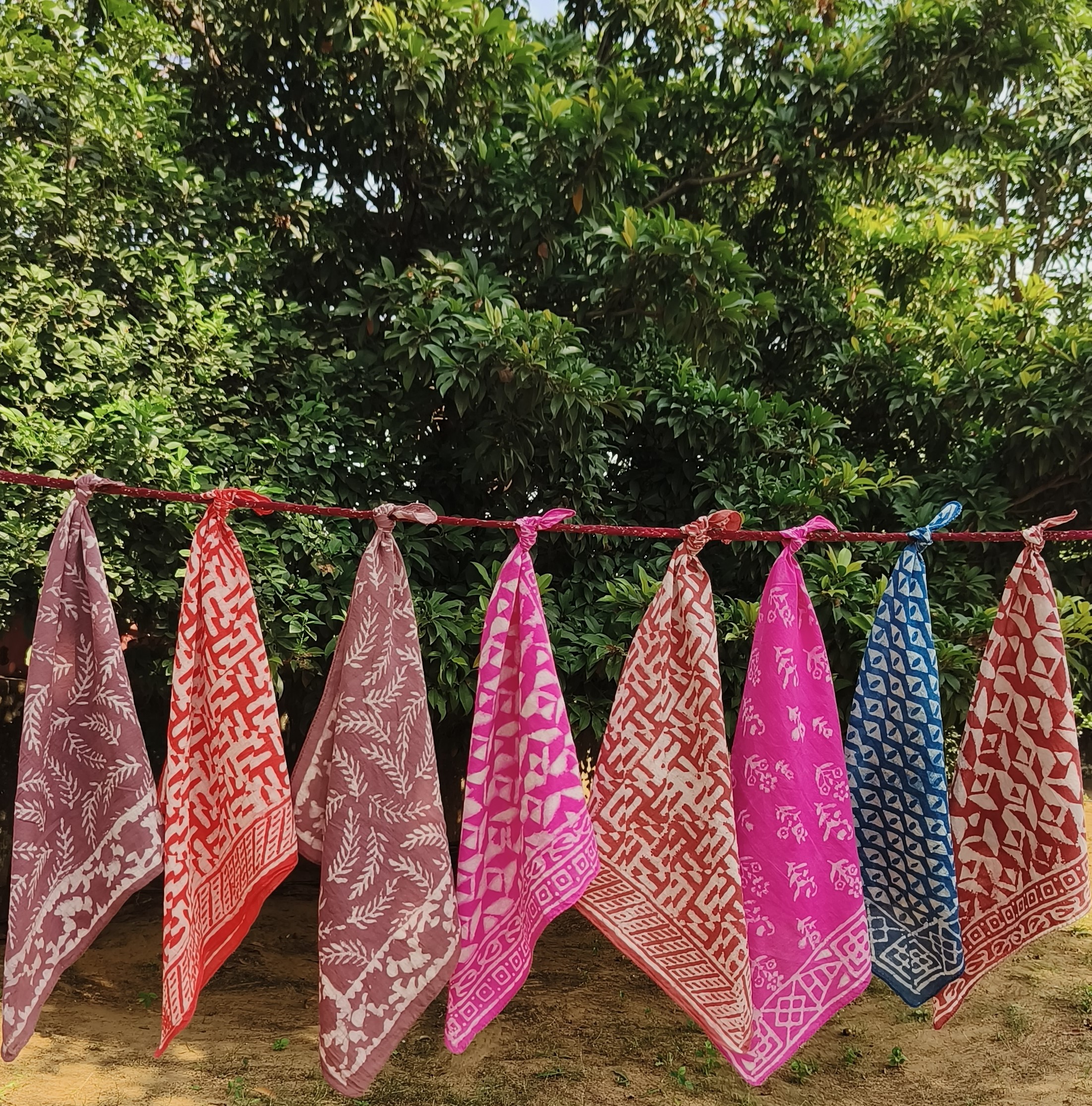 Handcrafted Block Print Cotton Shawl