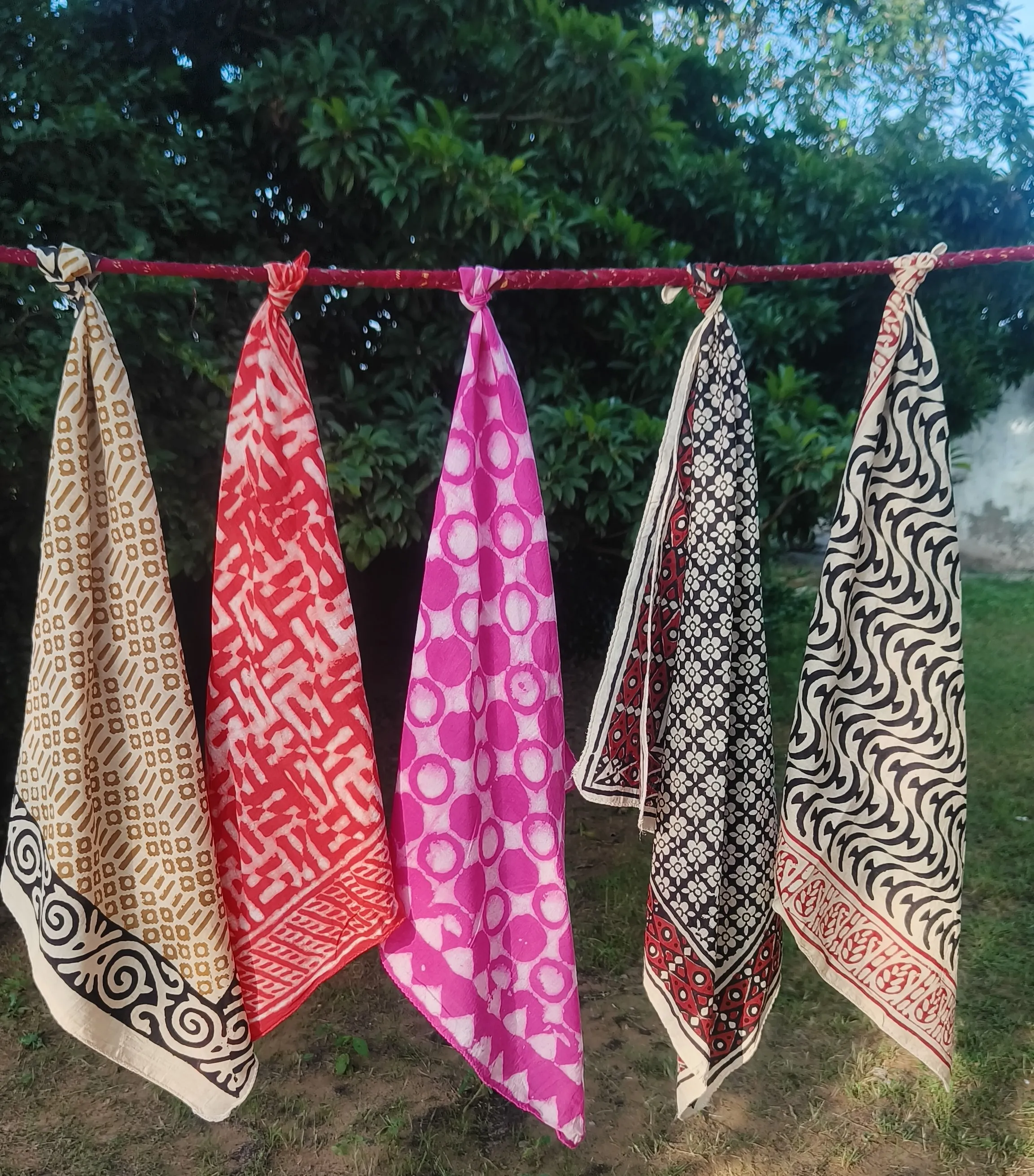 Handcrafted Patterned Scarves