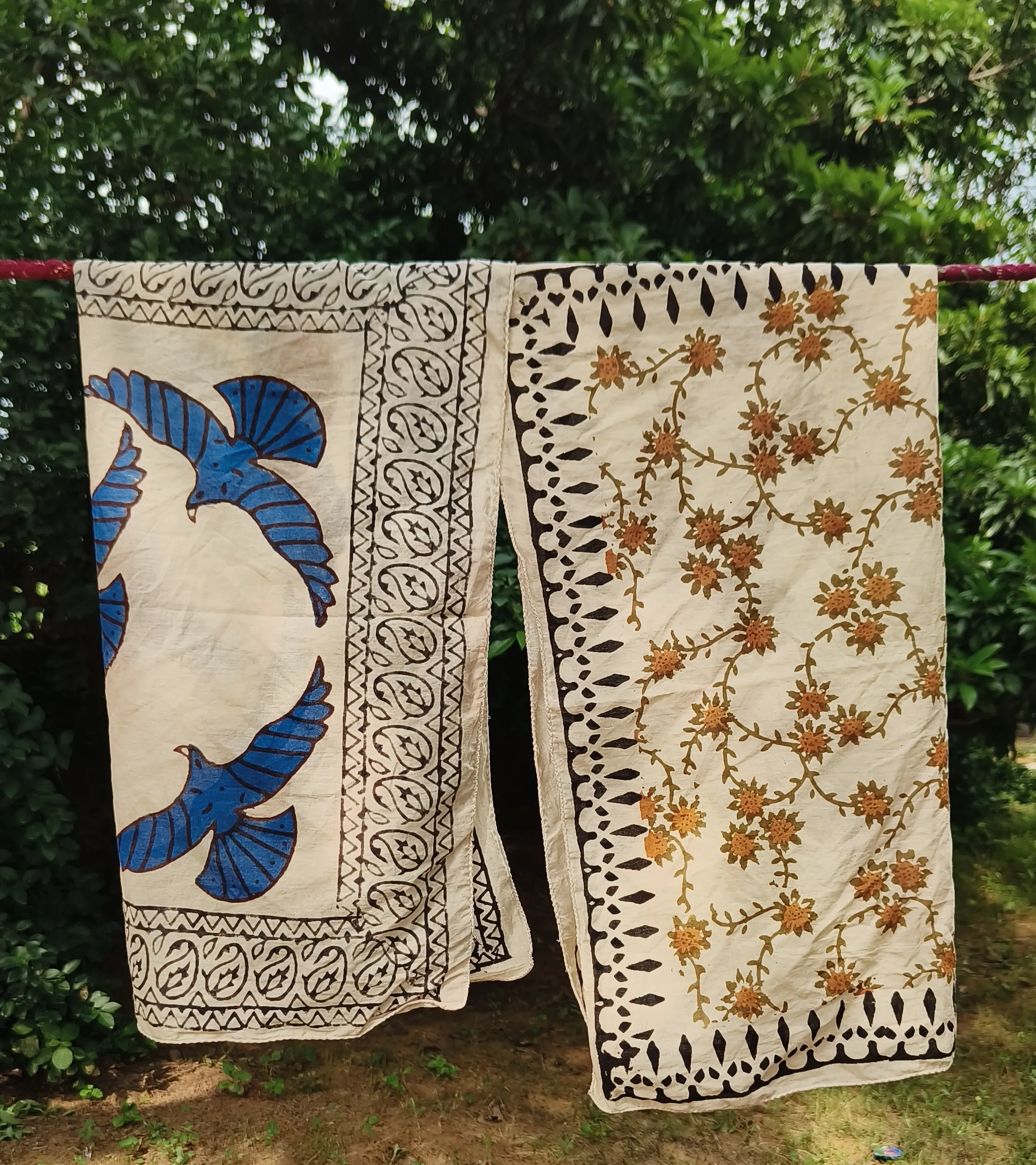 Handcrafted Block Print Cotton Scarves