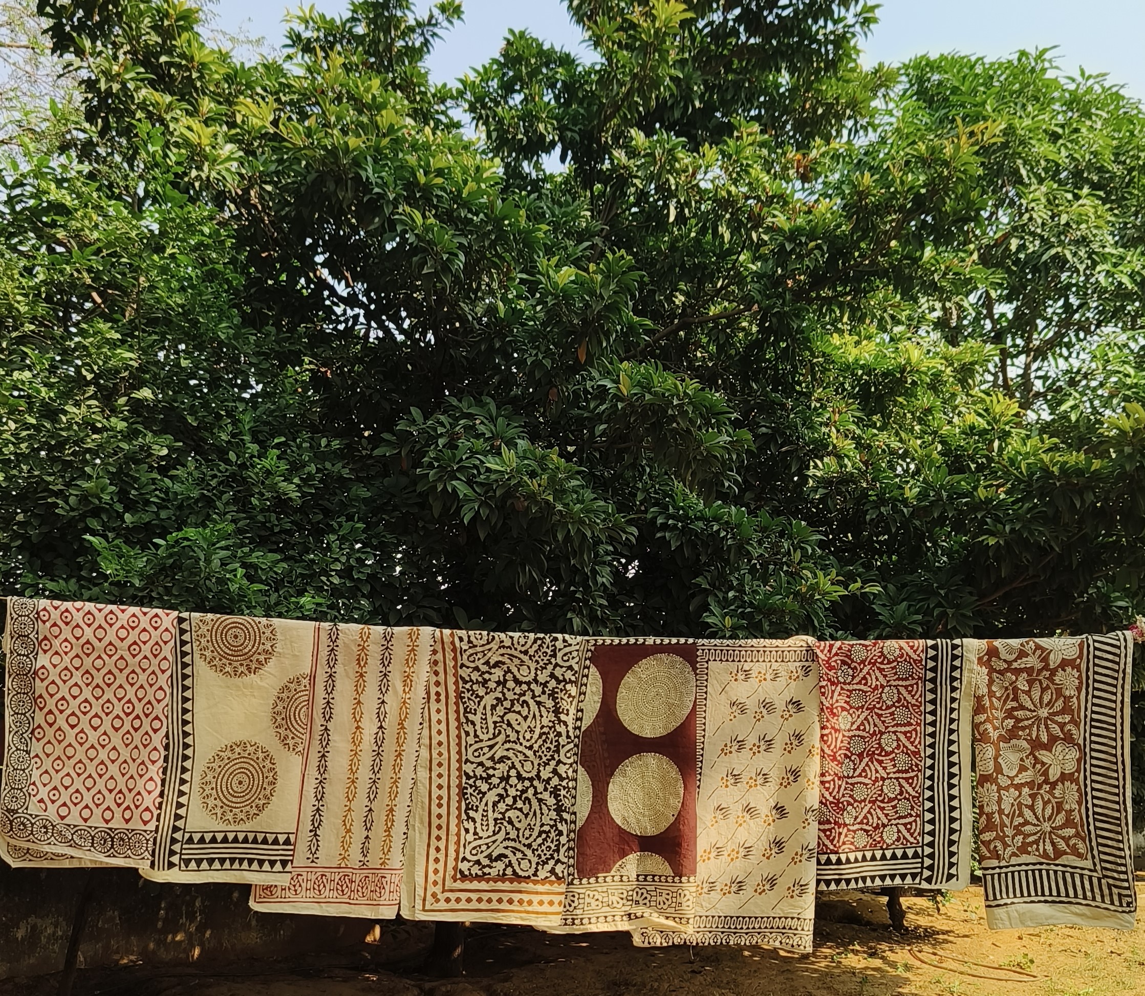 Handcrafted Block Print Cotton Throw