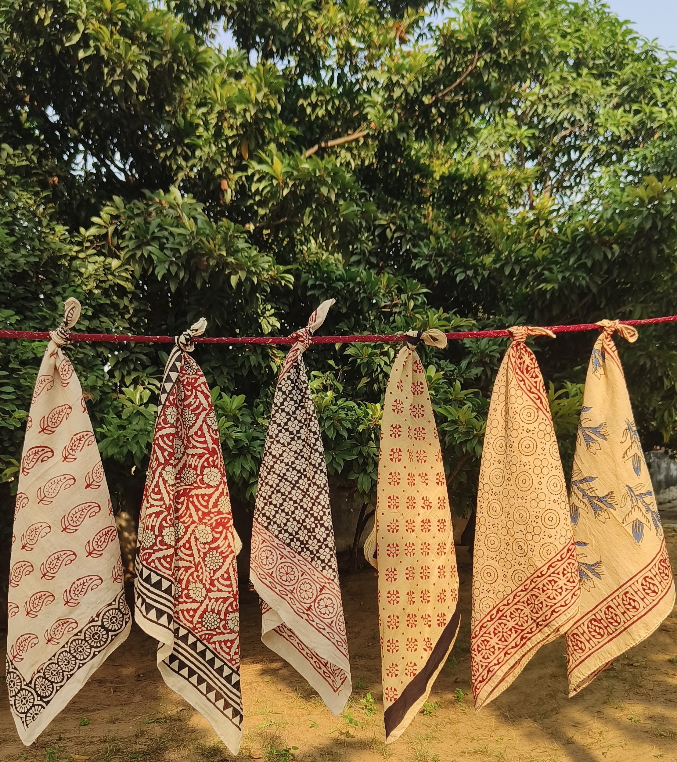 Handcrafted Block Print Scarf