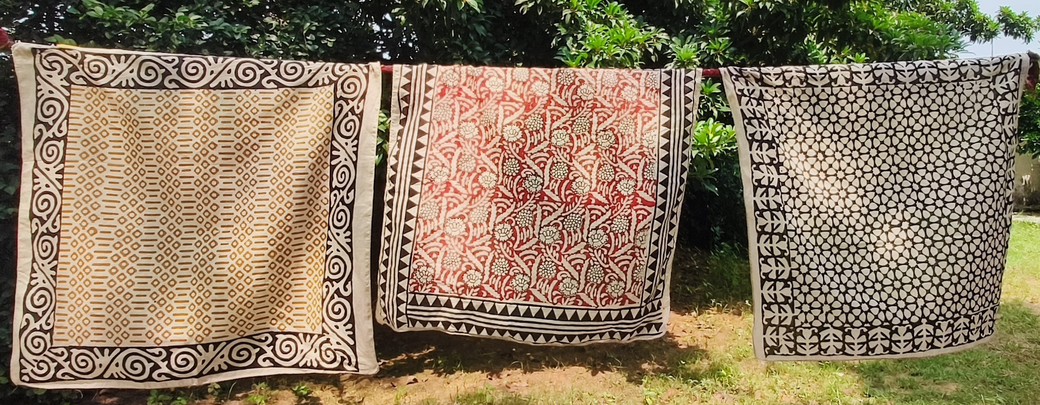 Handcrafted Block Print Cotton Scarves