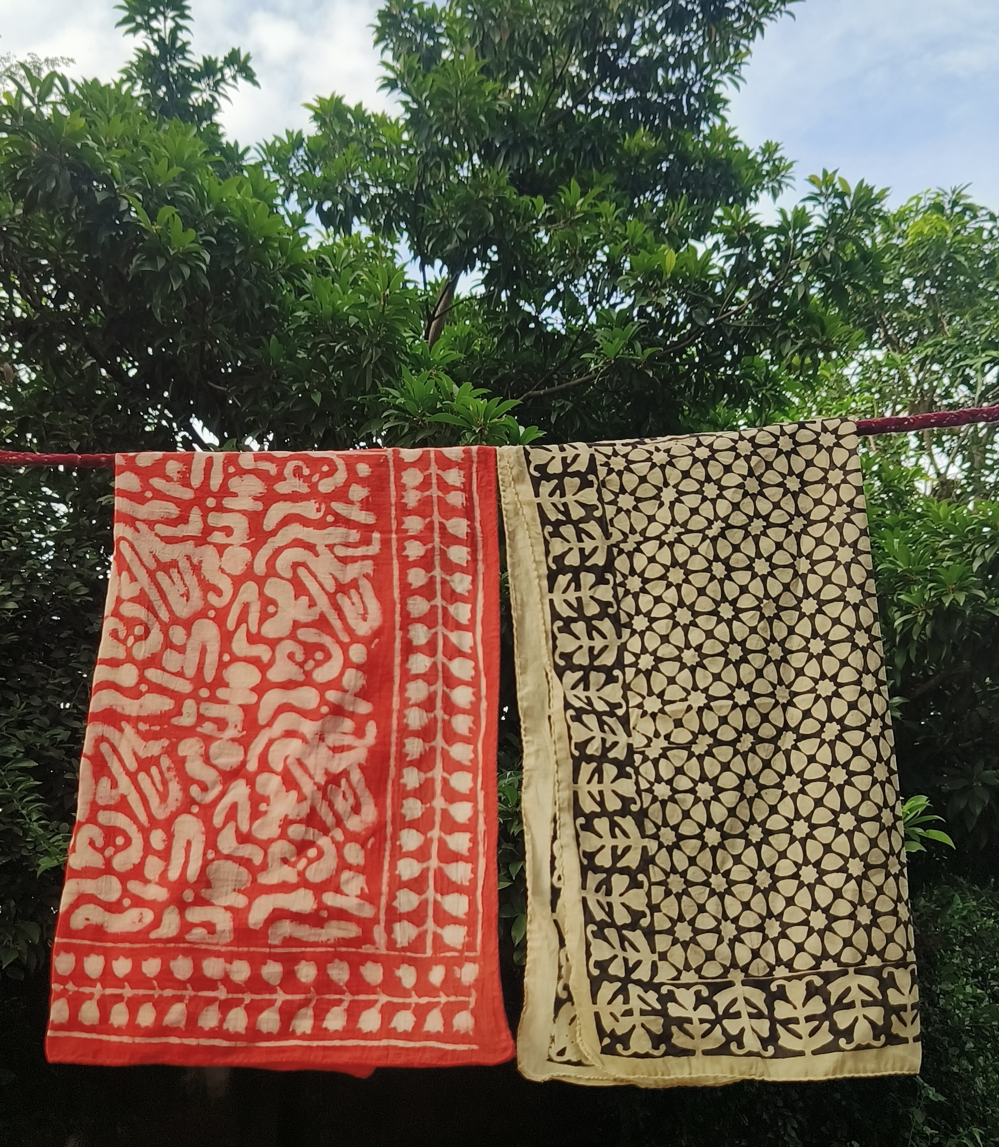 Handcrafted Block Print Scarves