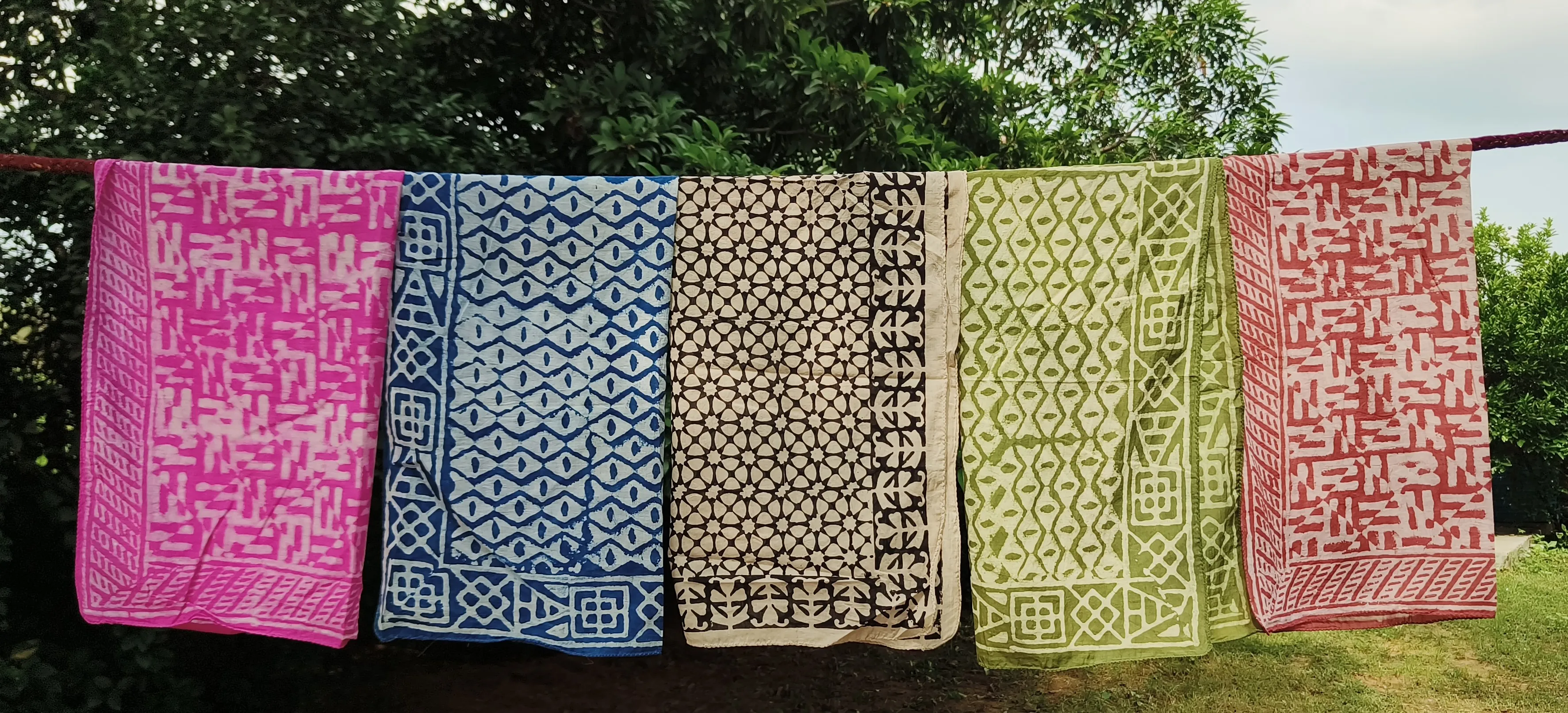 Handcrafted Printed Cotton Towels
