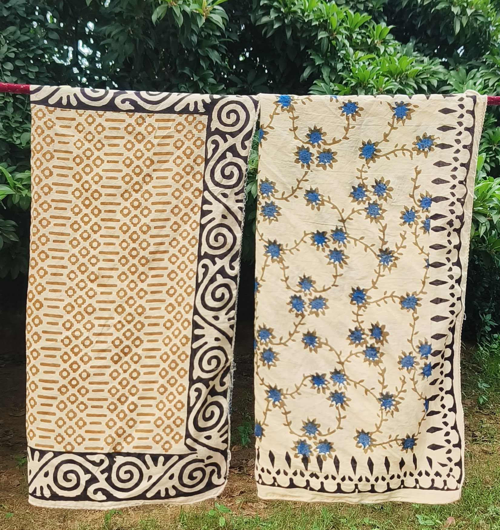 Handcrafted Block Printed Scarves
