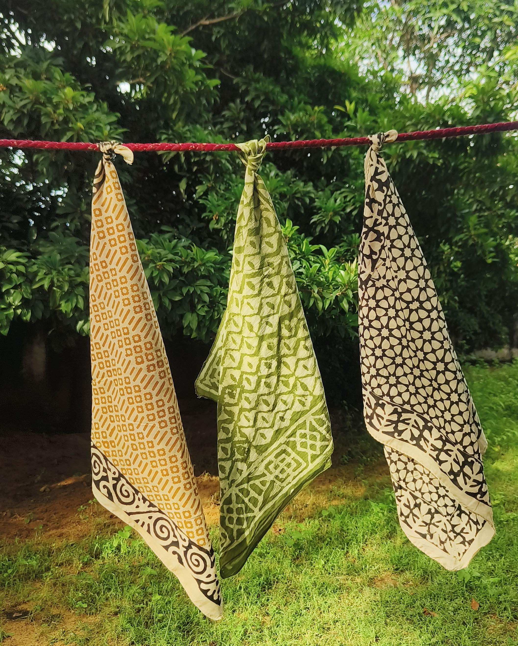 Handcrafted Patterned Scarves