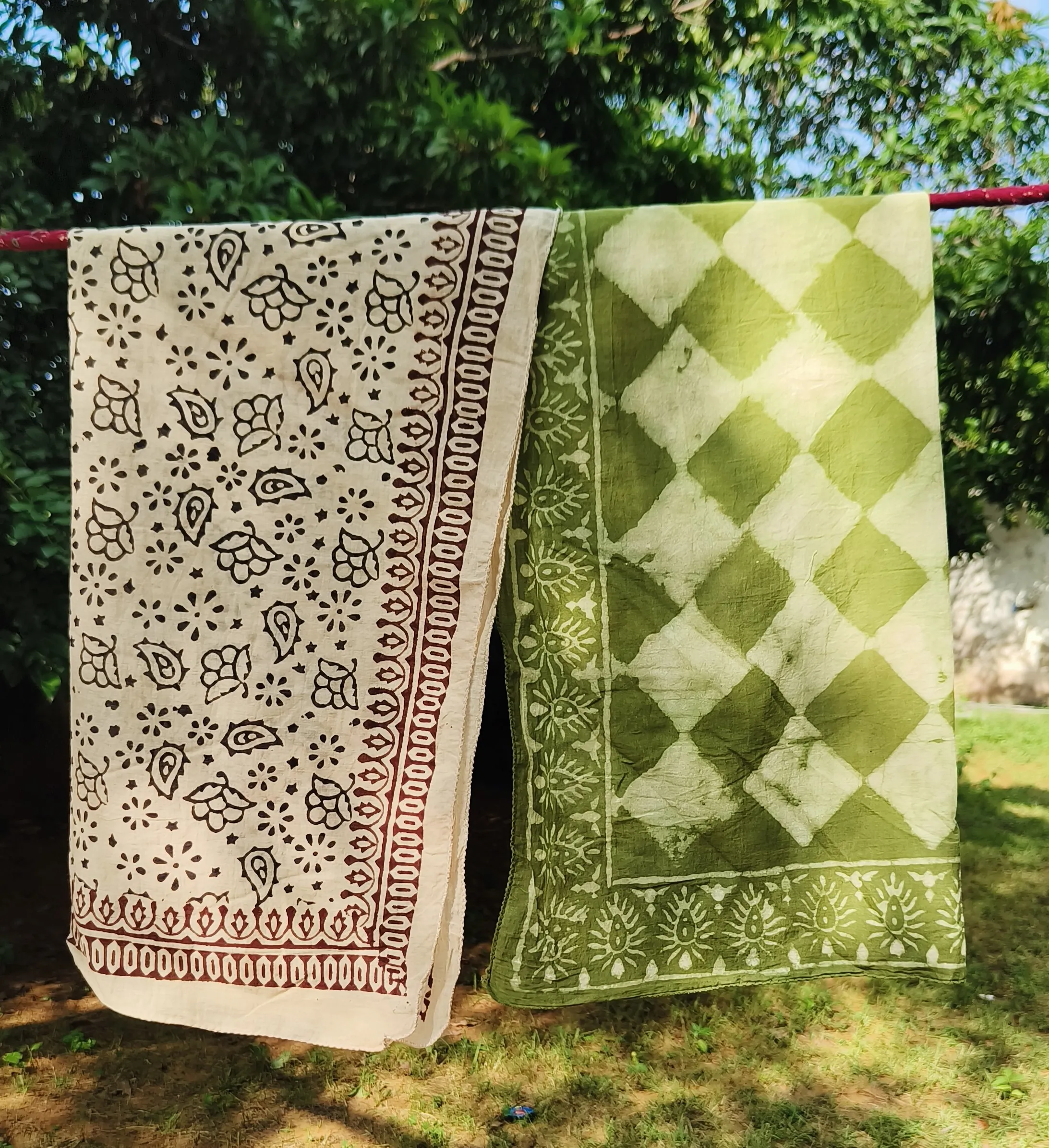 Handcrafted Block Print Cotton Scarves
