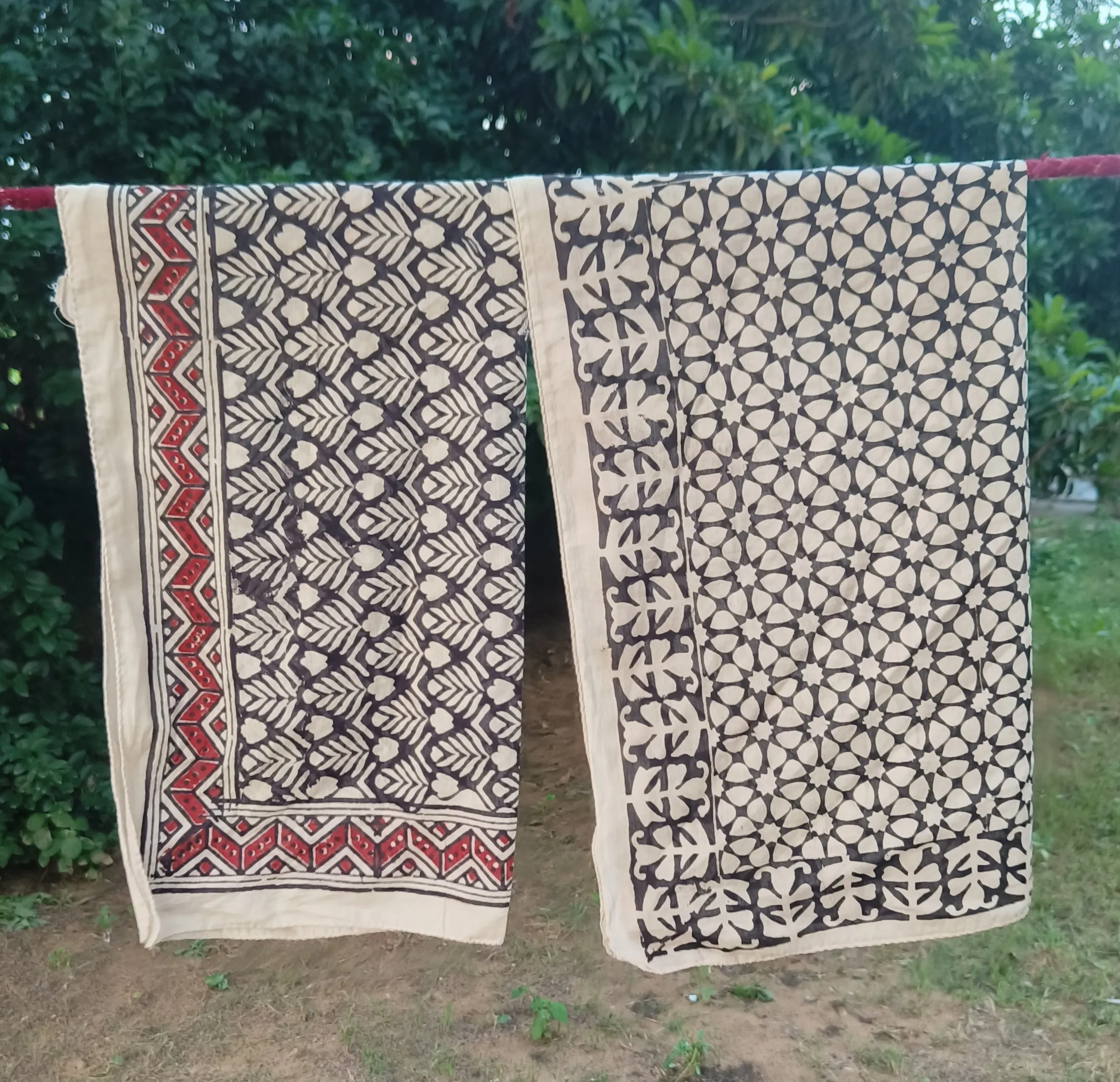 Handcrafted Printed Cotton Scarves