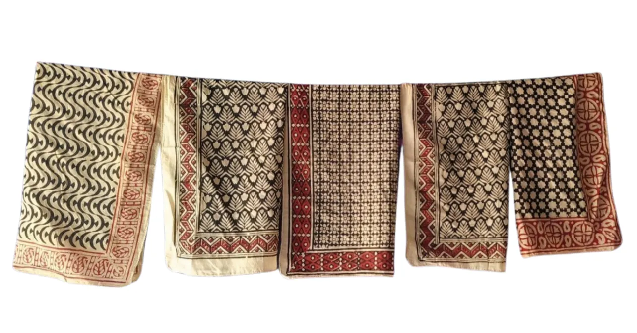 Handcrafted Block Print Cotton Scarves