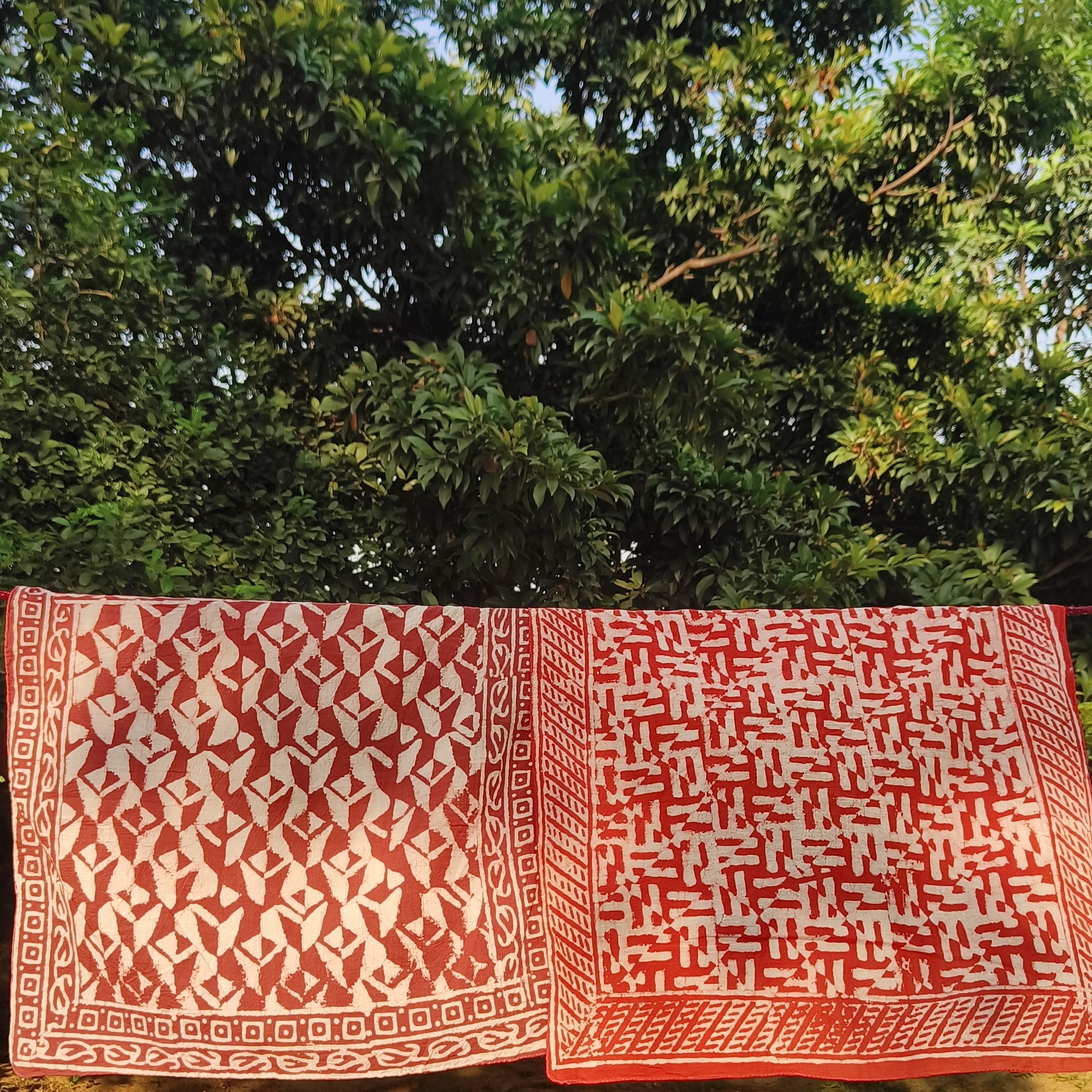 Handcrafted Block Print Cotton Saree
