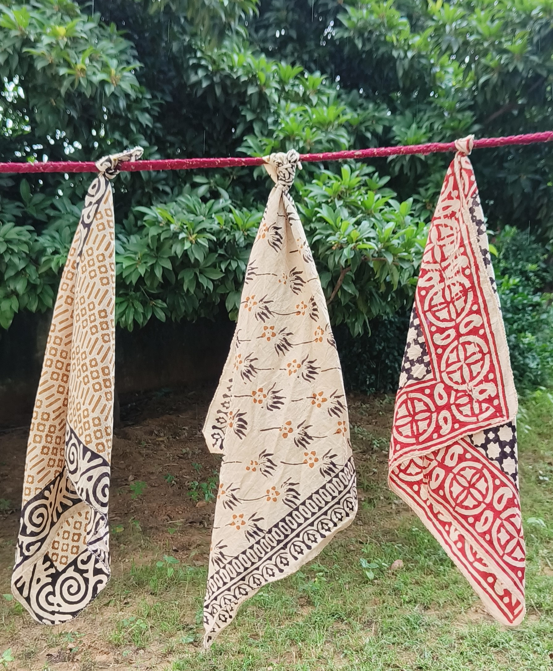 Handcrafted Block Printed Scarves