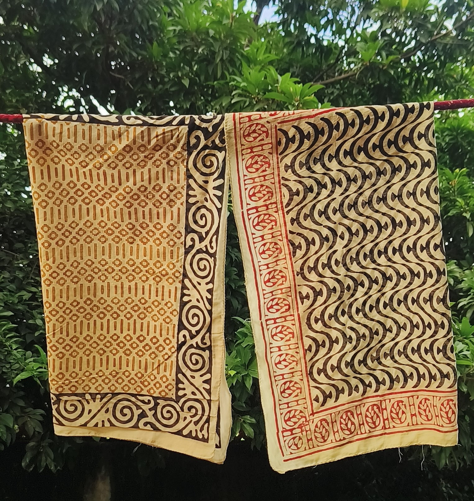 Handcrafted Block Print Cotton Scarves