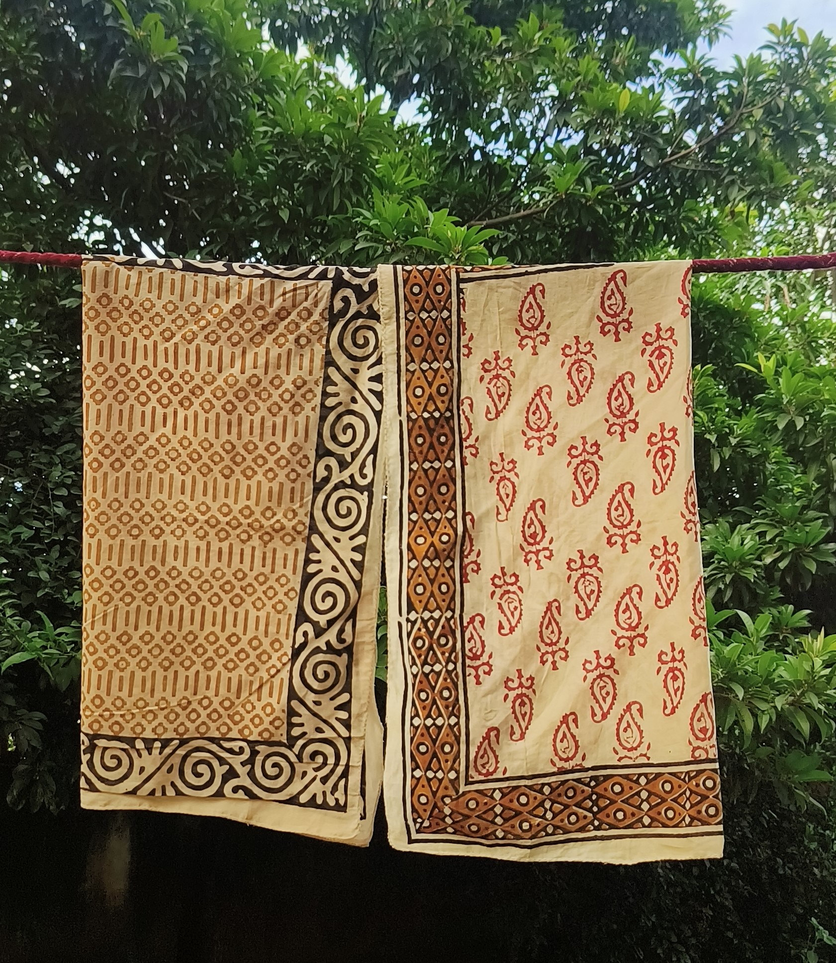 Handcrafted Block Print Scarves