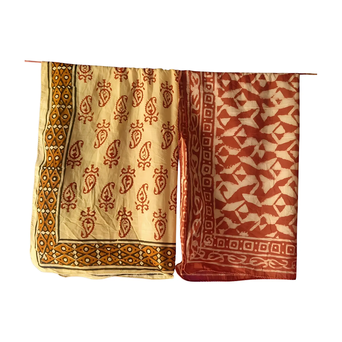 Handmade 5 Bandana Set – Natural Dye Cotton Scarf for Everyday Style