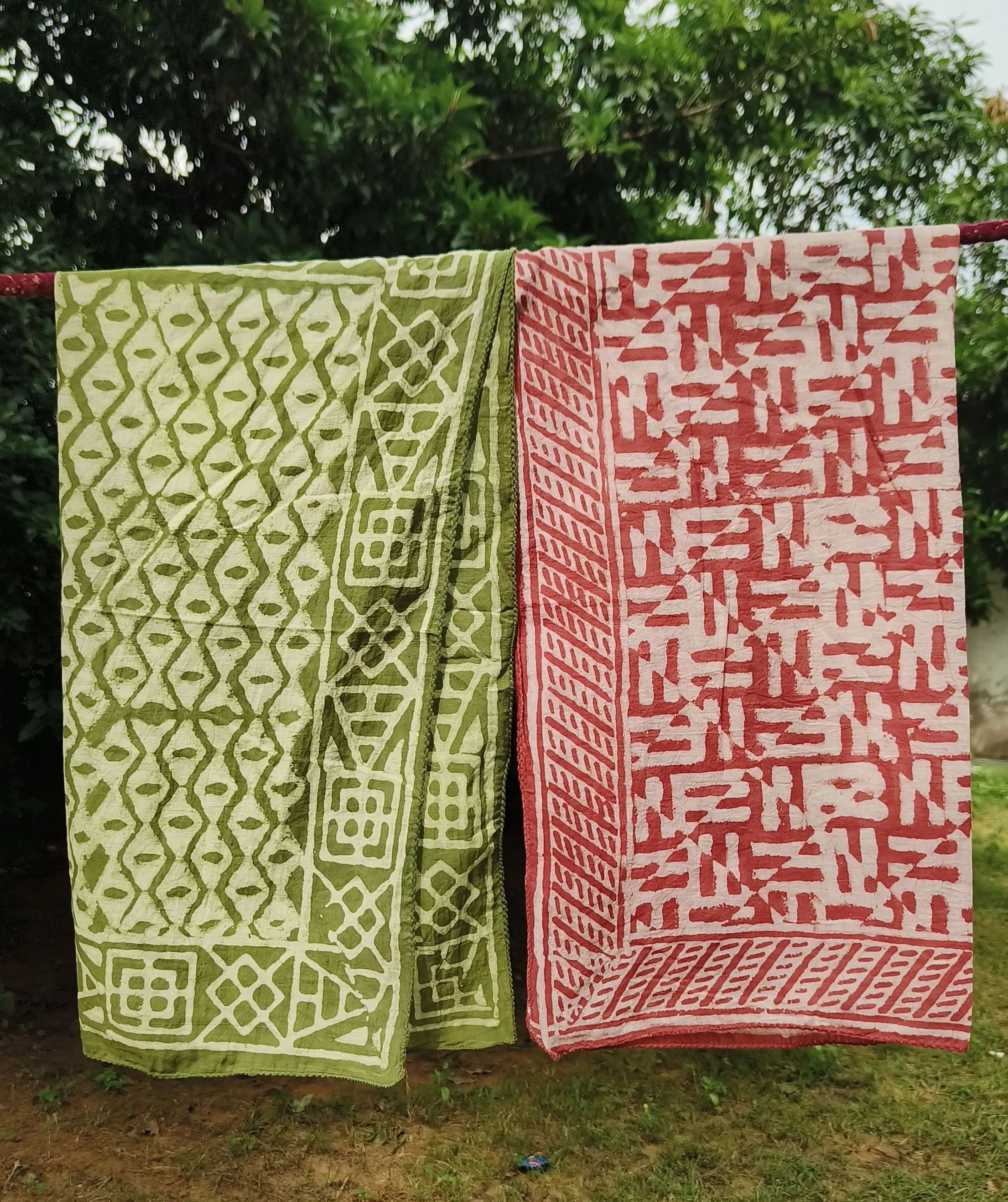 Handcrafted Printed Cotton Towels
