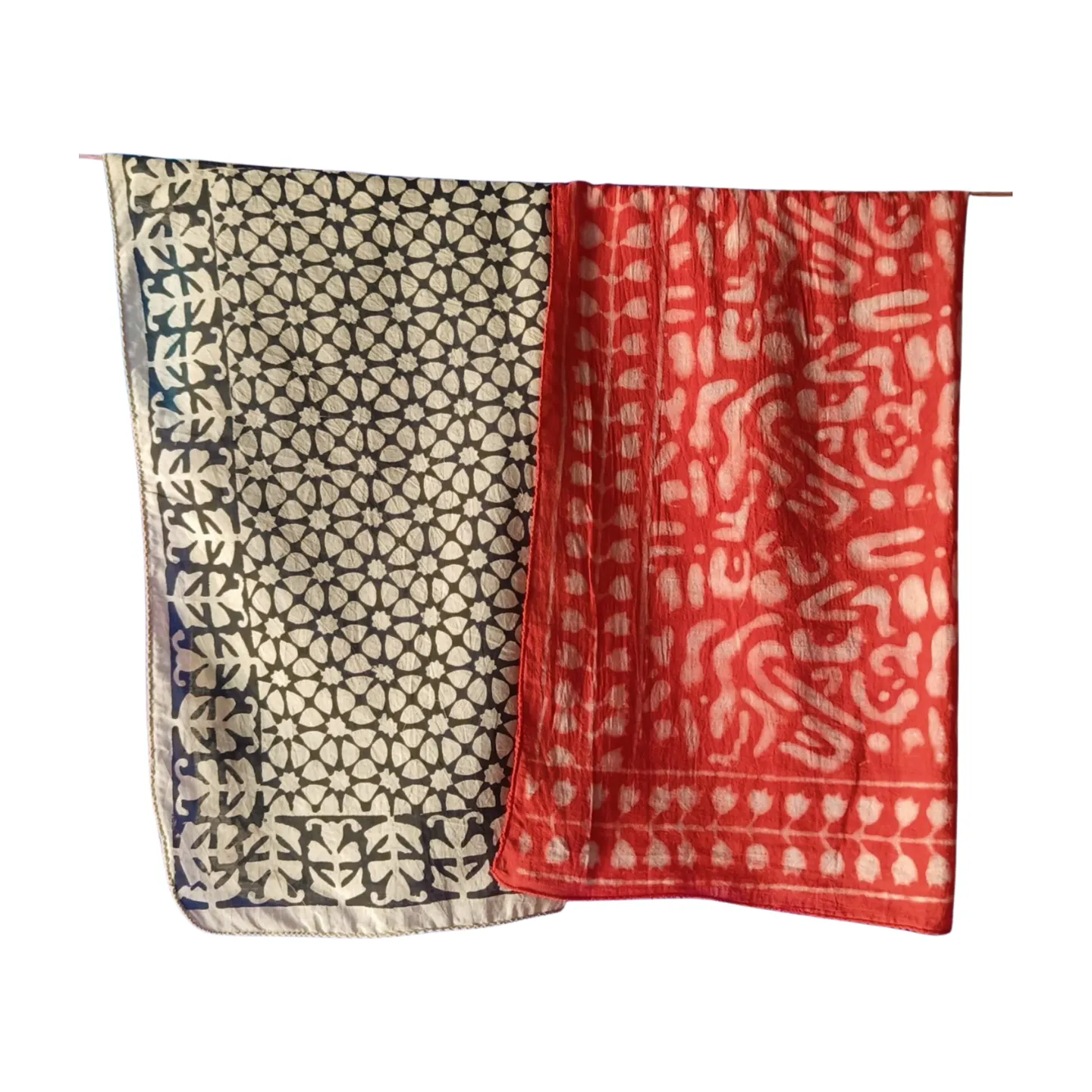 Traditional Indian Bandana Pack (Set of 5) – Natural Dye Cotton Scarves