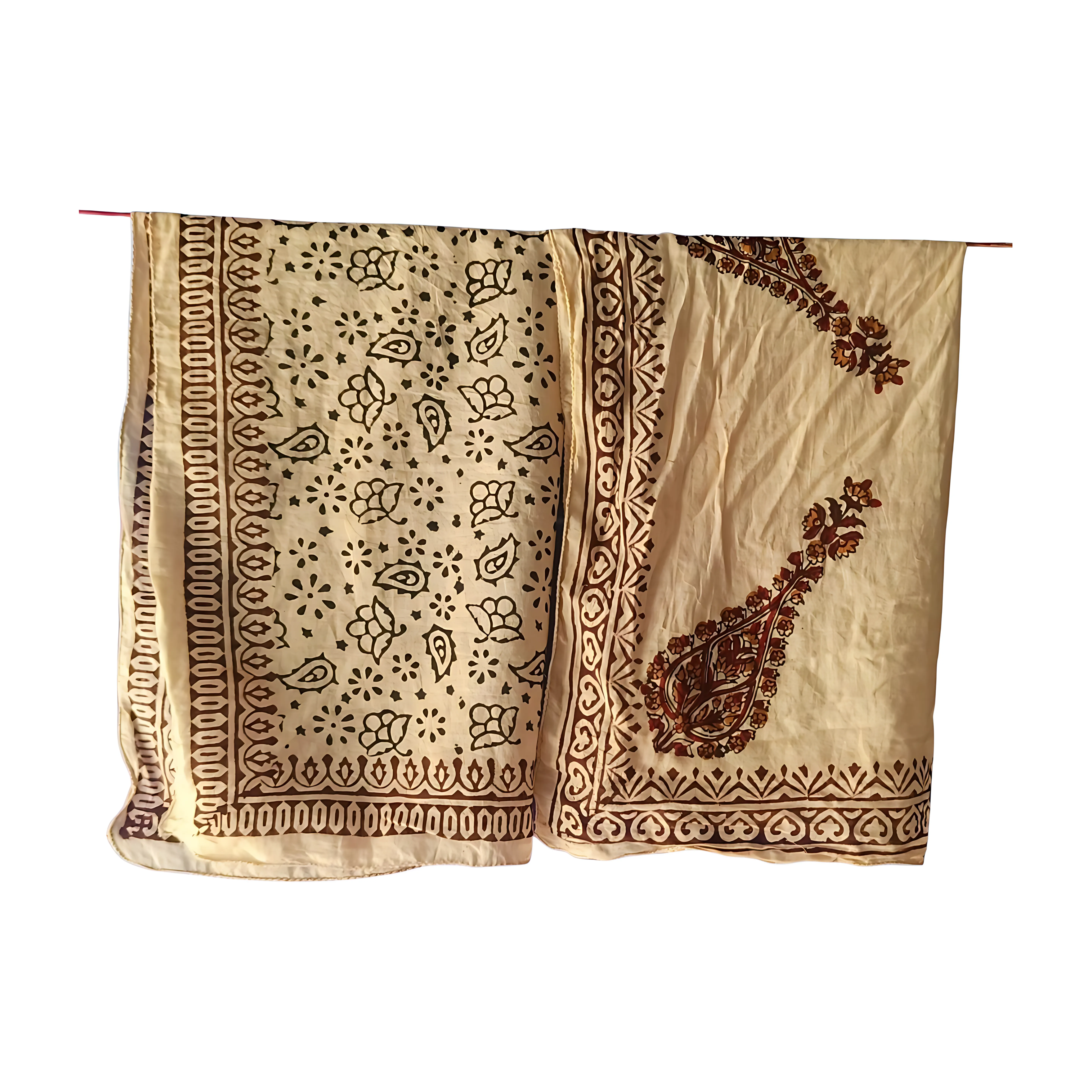 Organic Cotton Bandanas – 5-Pack Handcrafted Block Printed Scarves