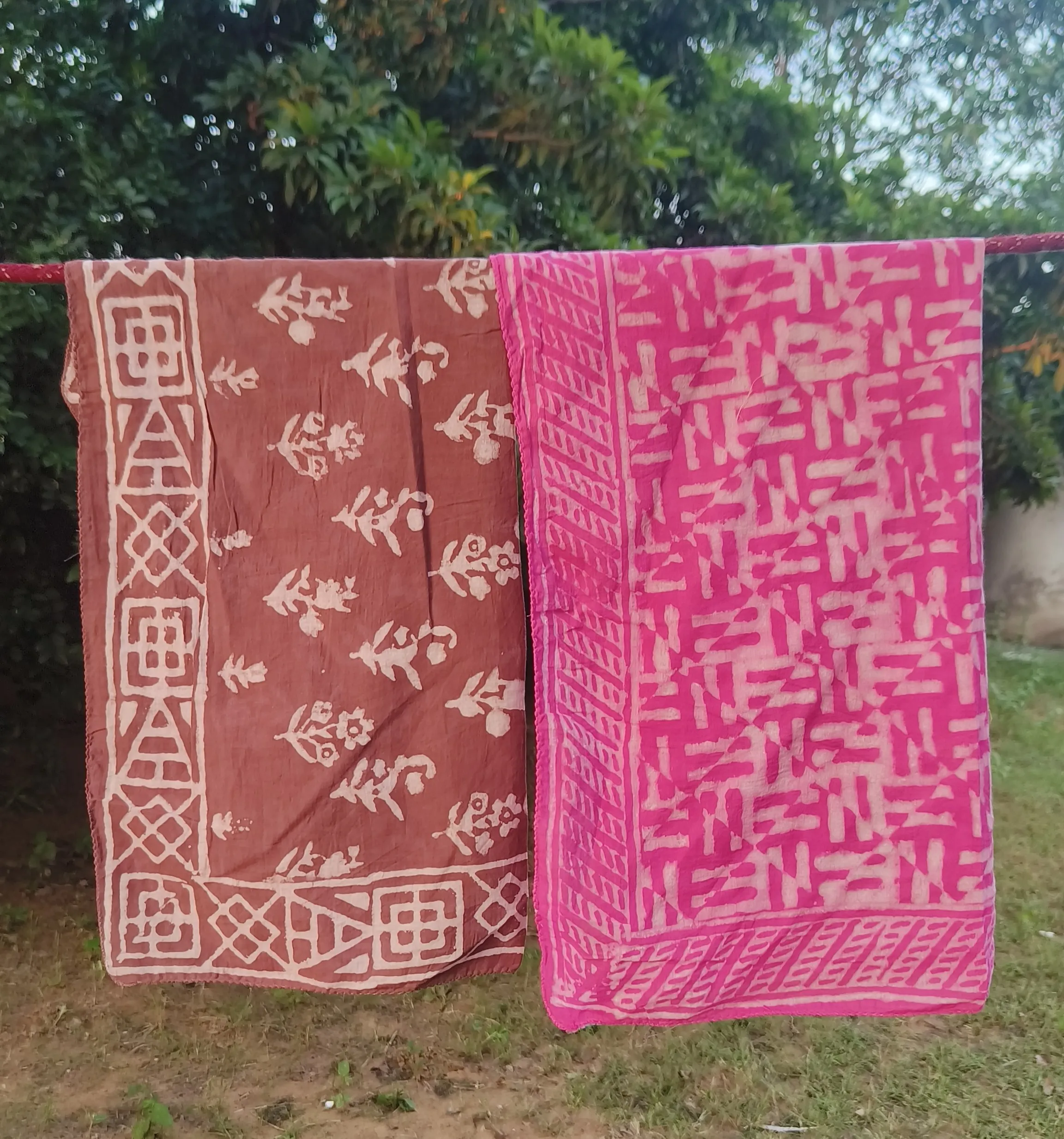 Handcrafted Block Print Scarves
