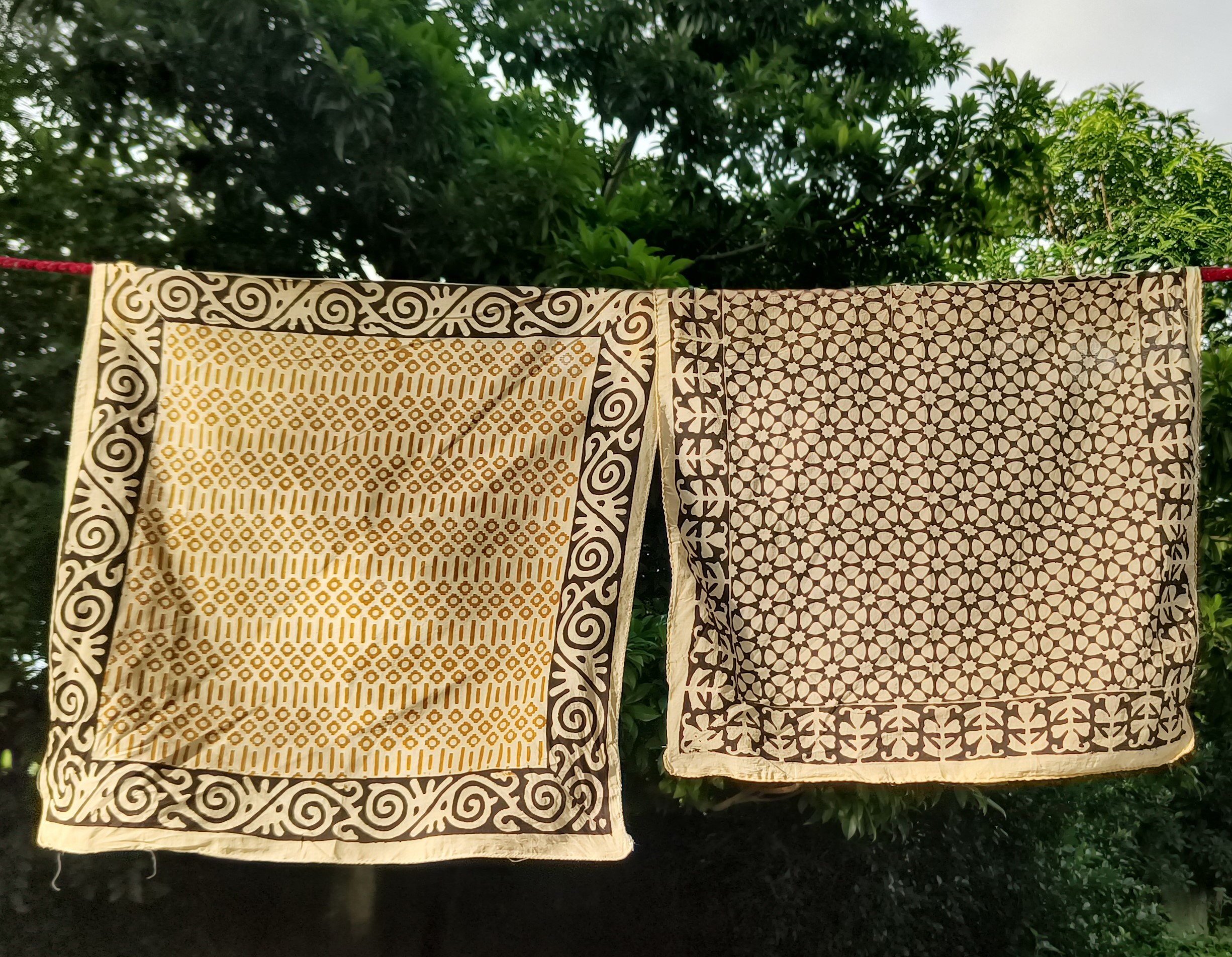 Handcrafted Block Print Cotton Shawl