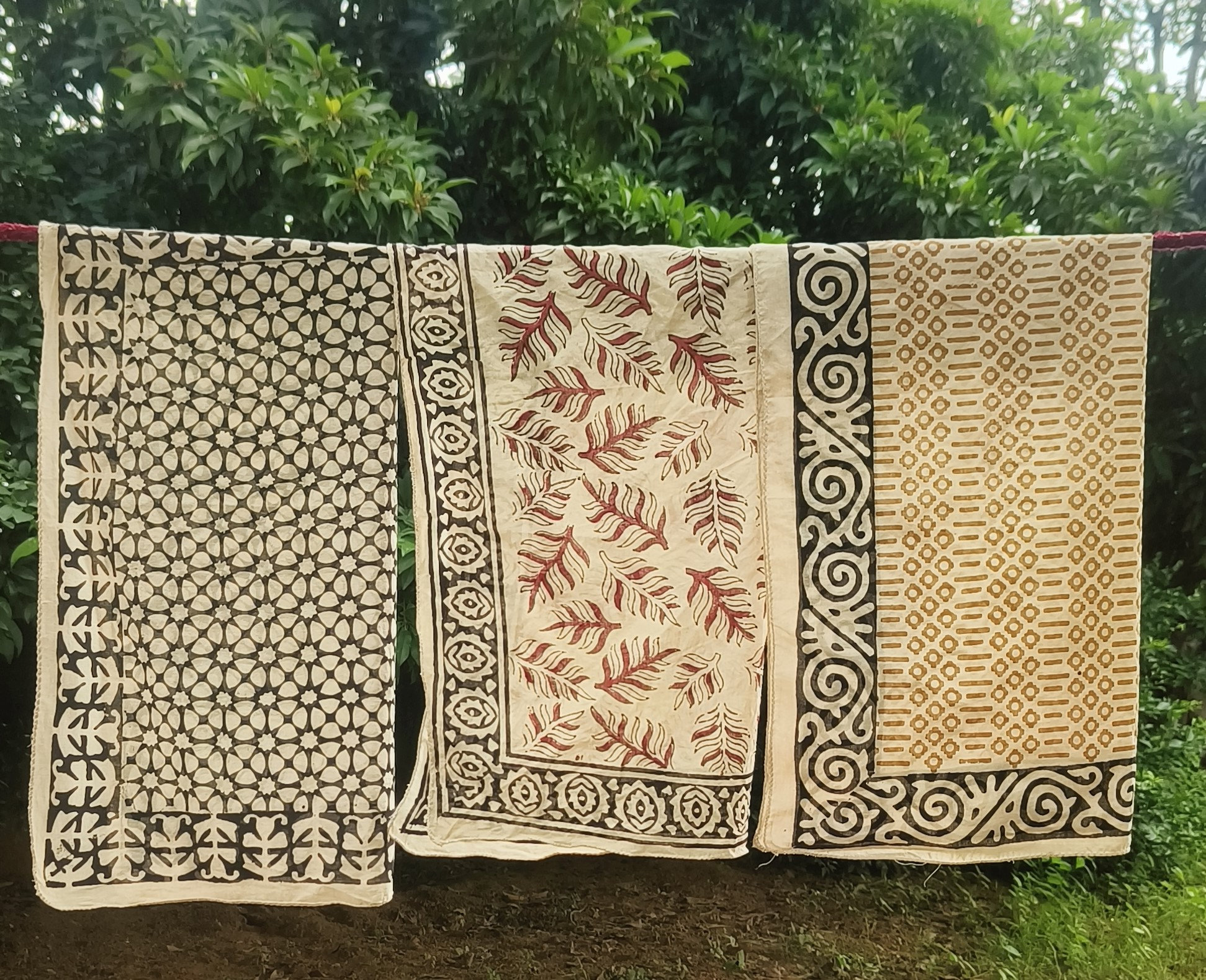 Handcrafted Block Print Cotton Scarves