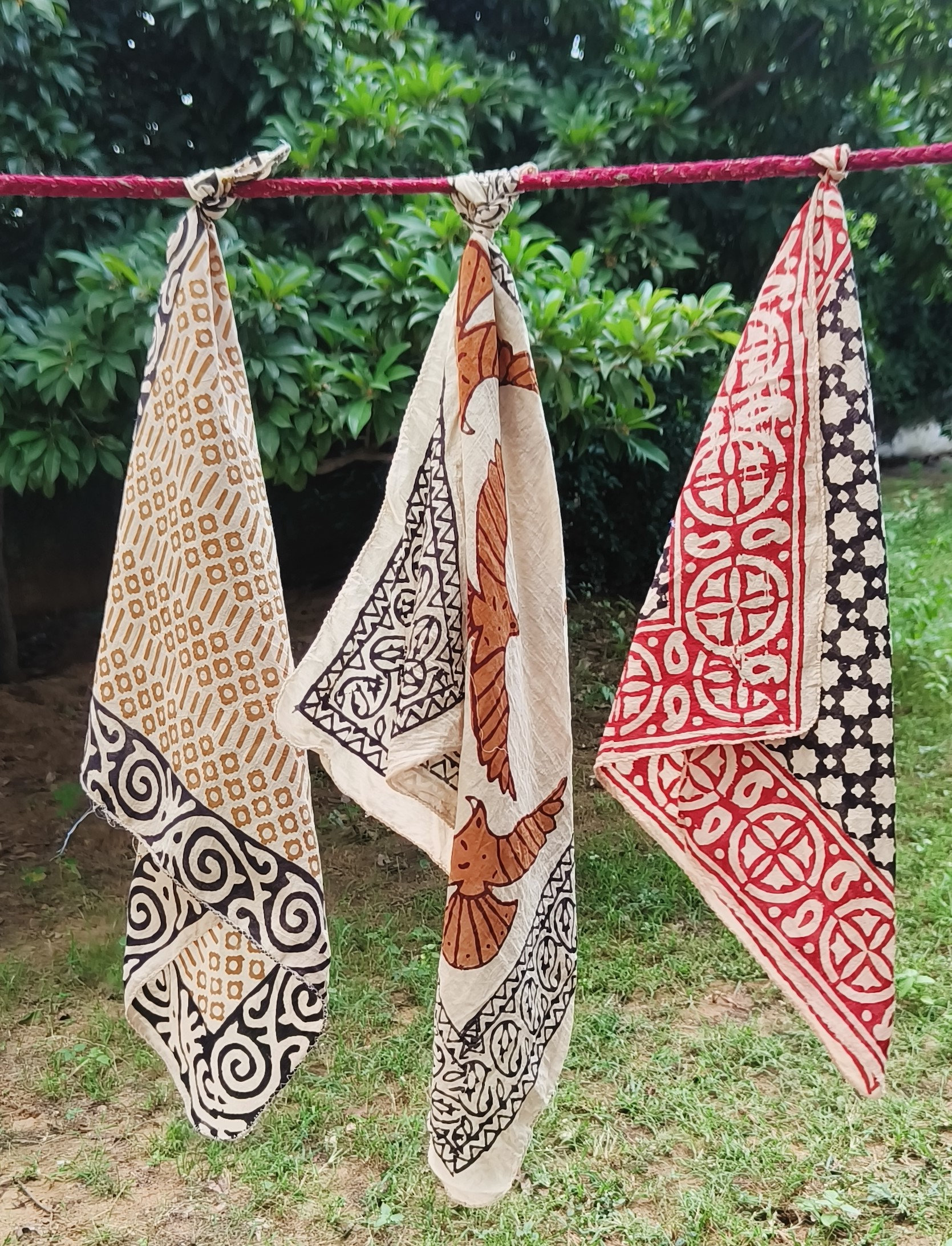 Handcrafted Block Print Cotton Scarves