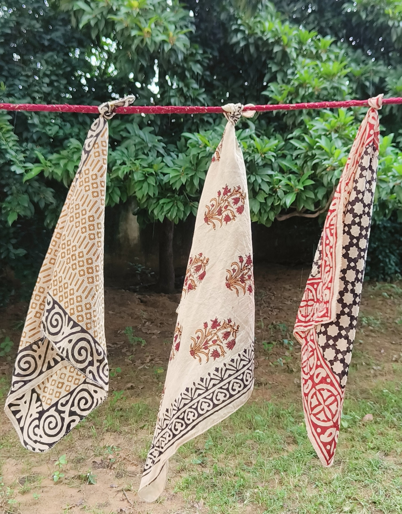 Handcrafted Block Print Scarves