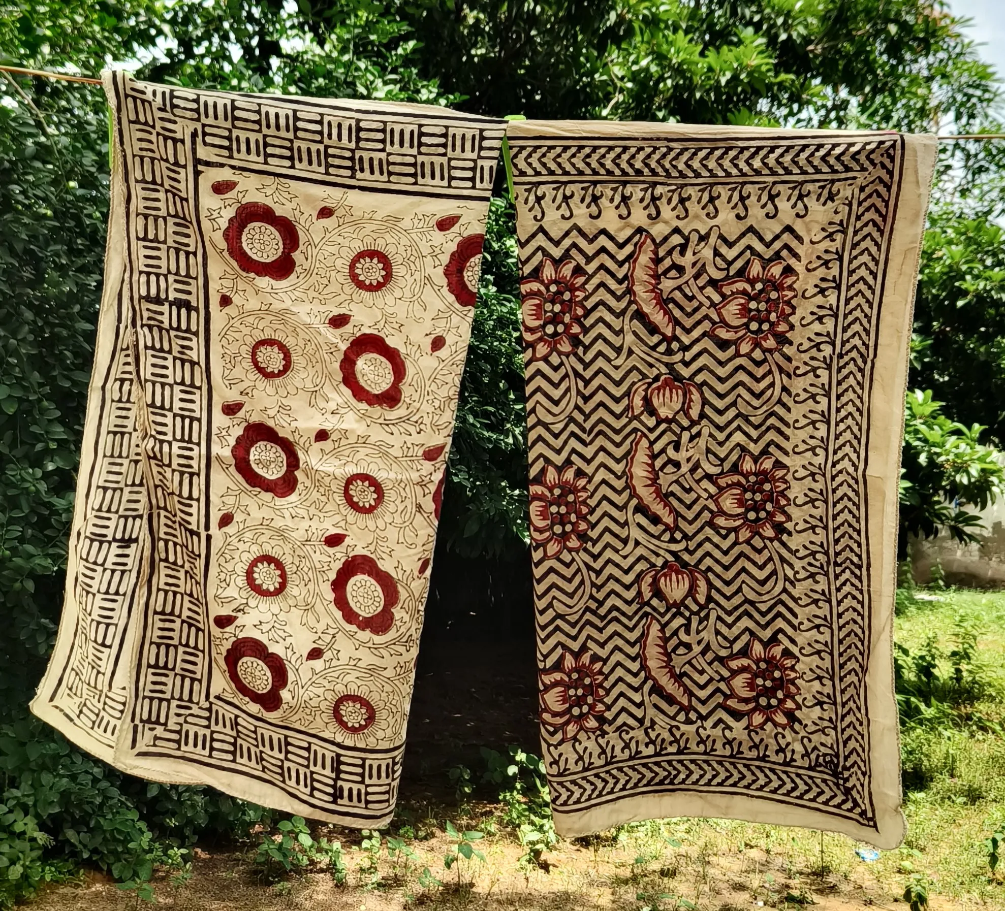 Handcrafted Block Print Cotton Dupattas