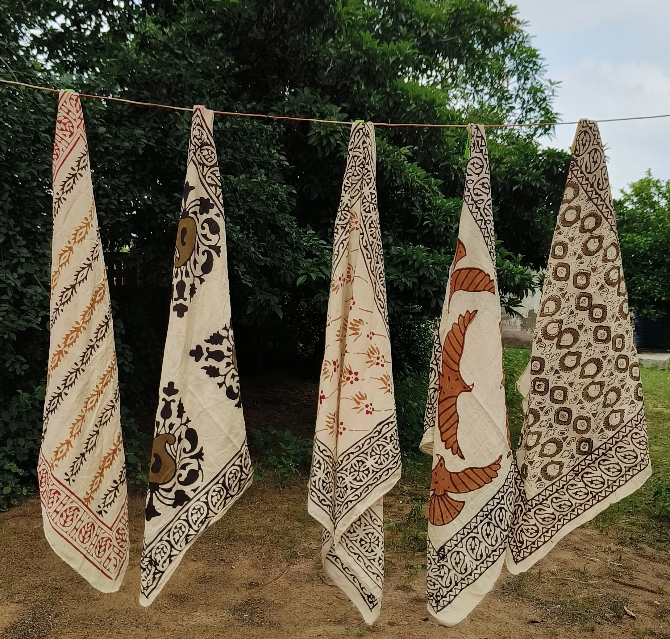 Handcrafted Block Printed Cotton Towels