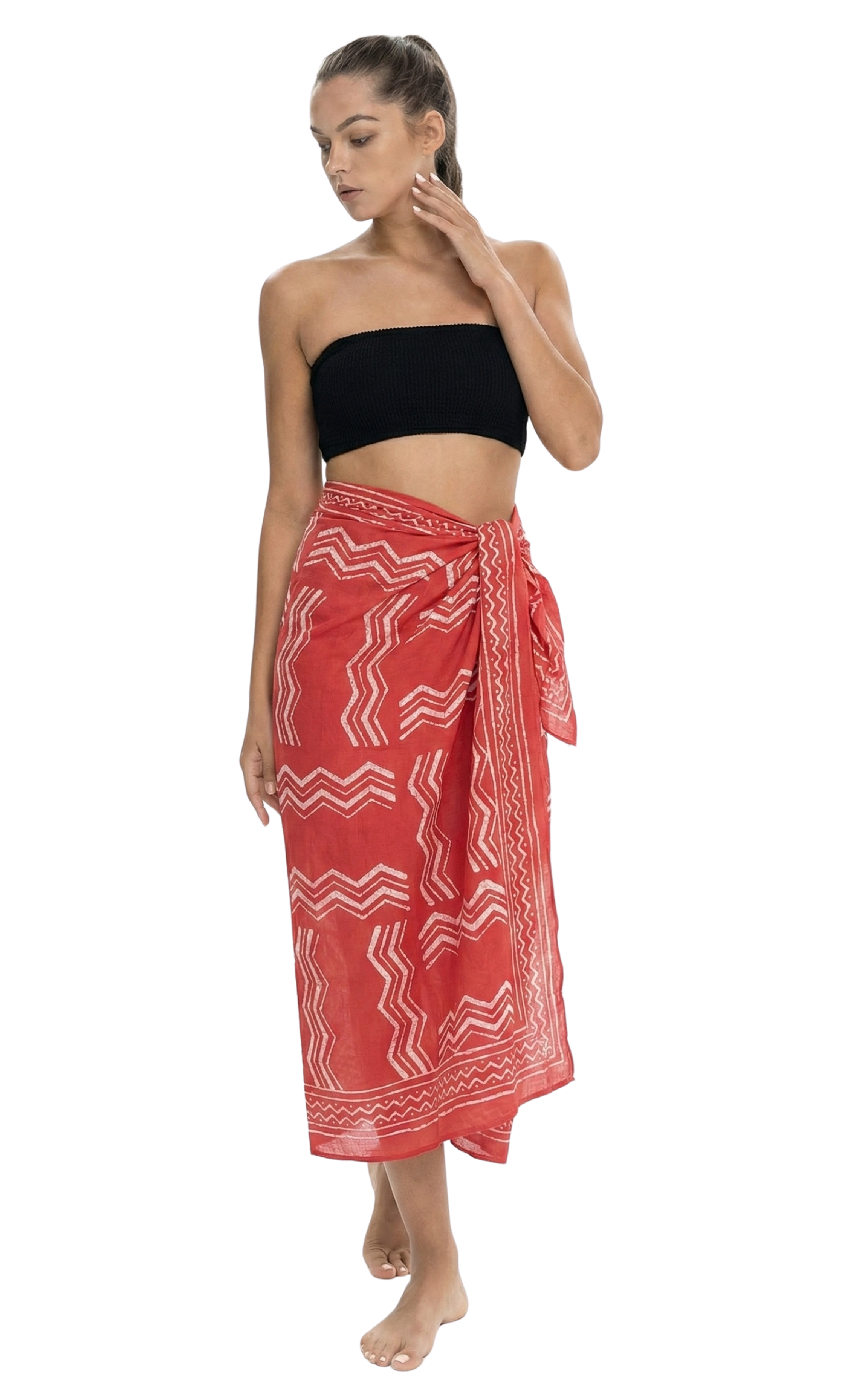 Red Beach Sarong