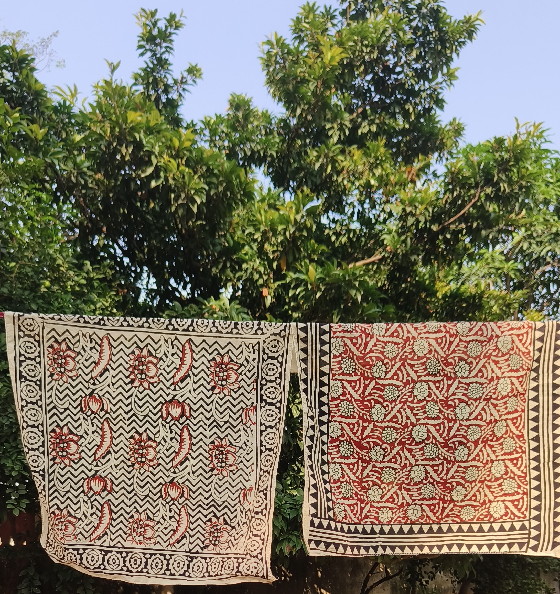 Handcrafted Block Print Cotton Tablecloth