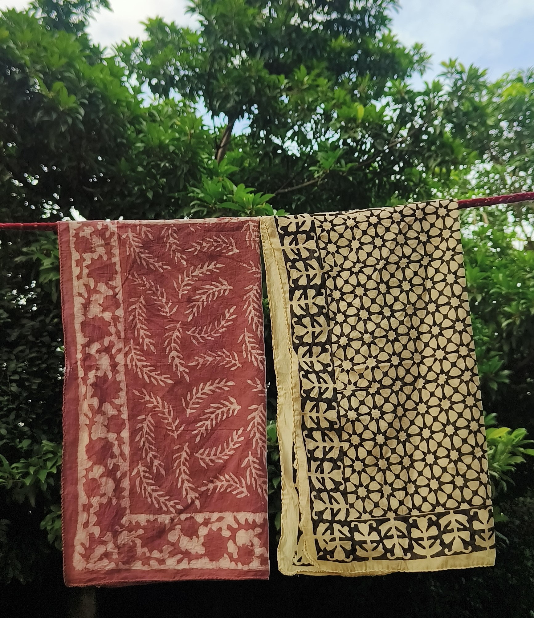 Handcrafted Block Print Scarves