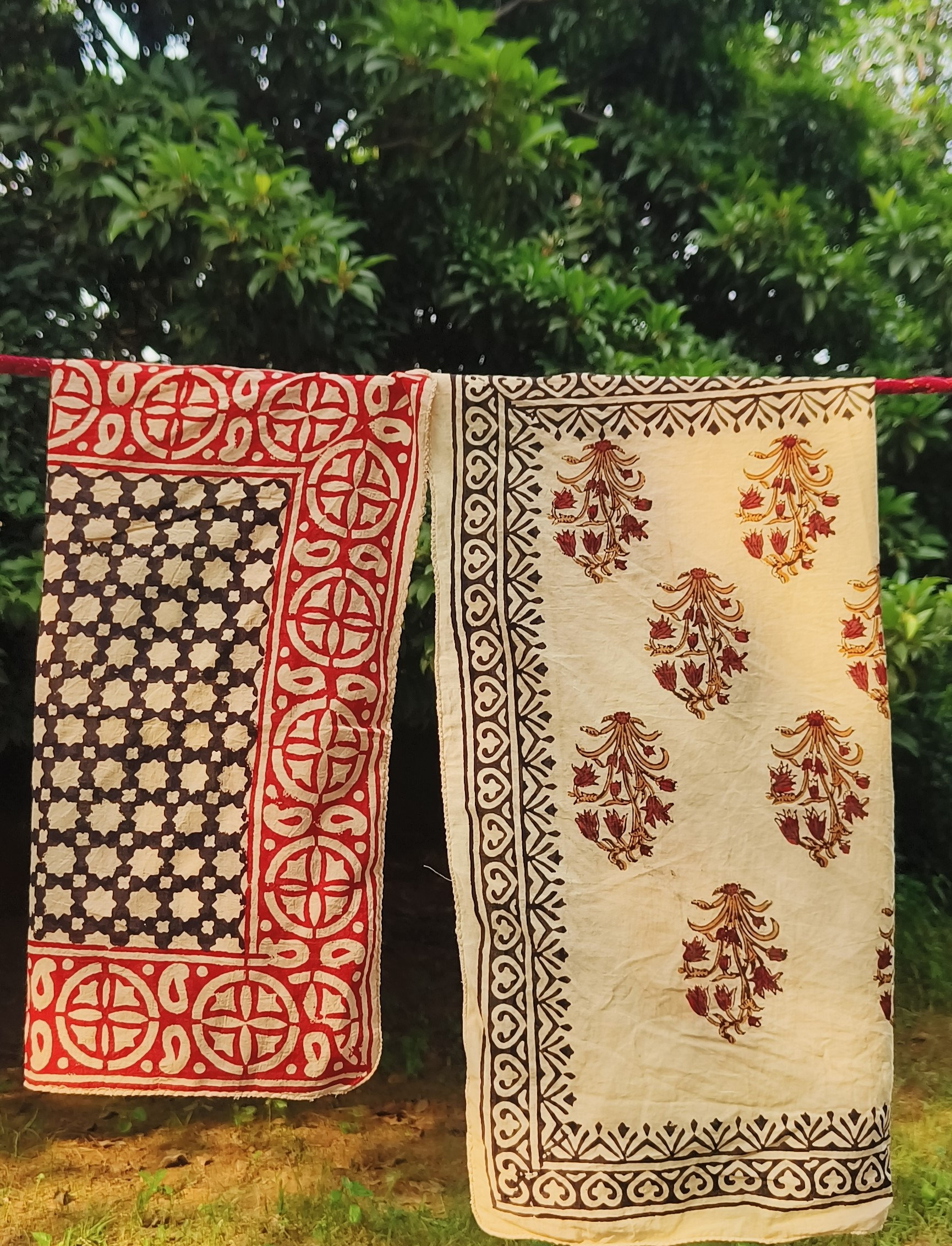 Handcrafted Block Print Scarves