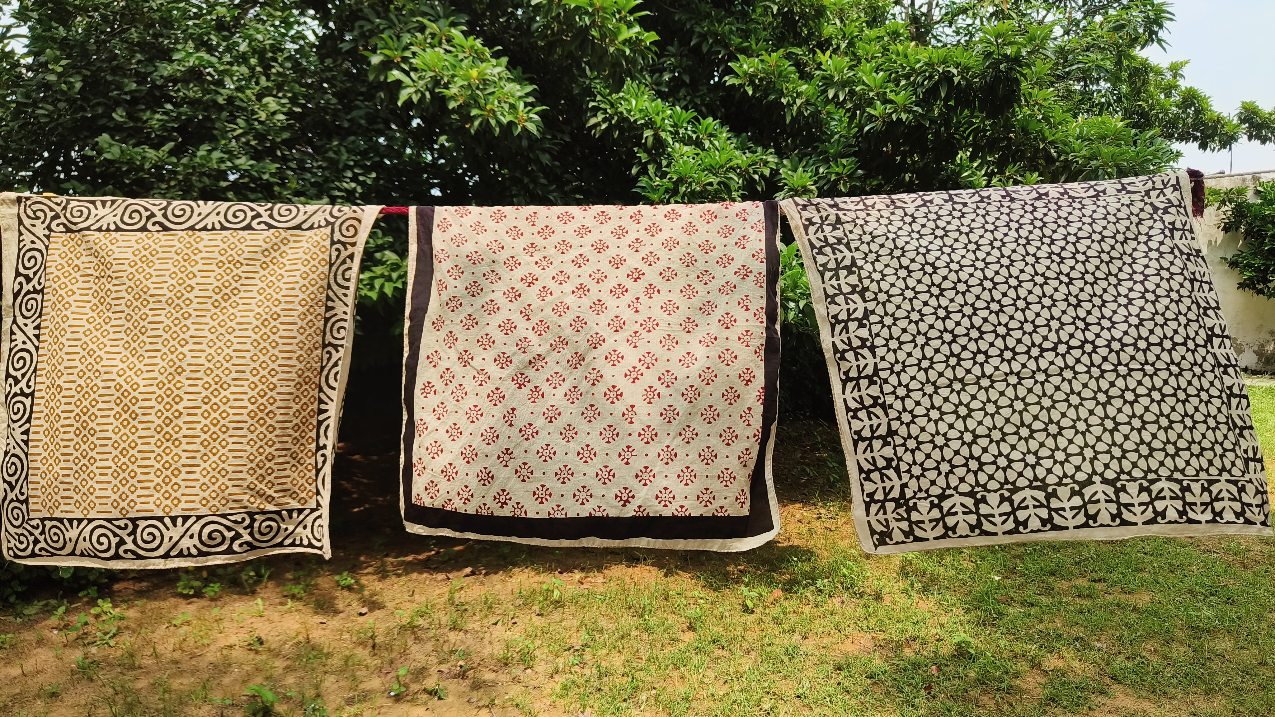 Handcrafted Block Print Cotton Shawl