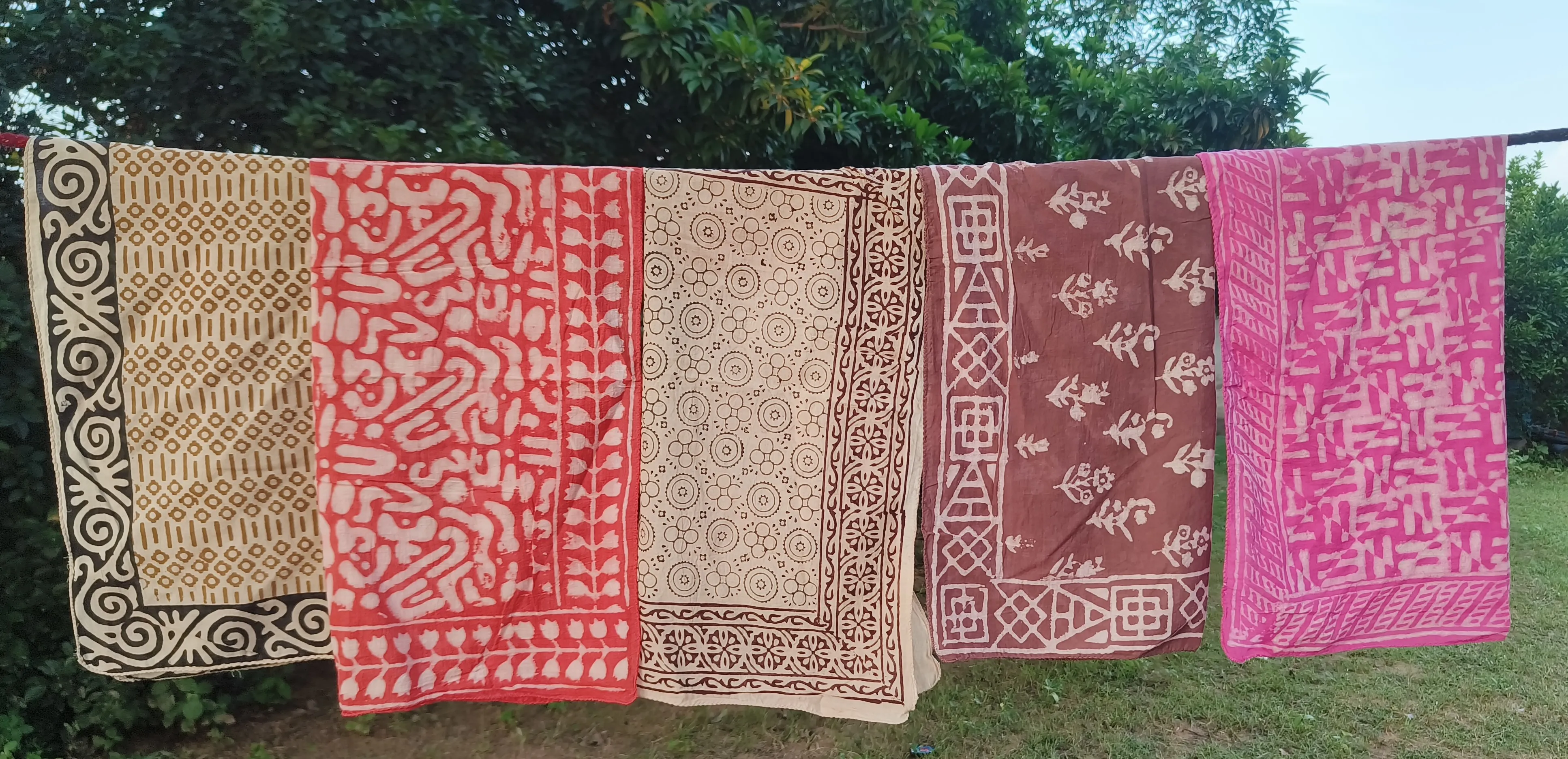 Handcrafted Block Print Scarves